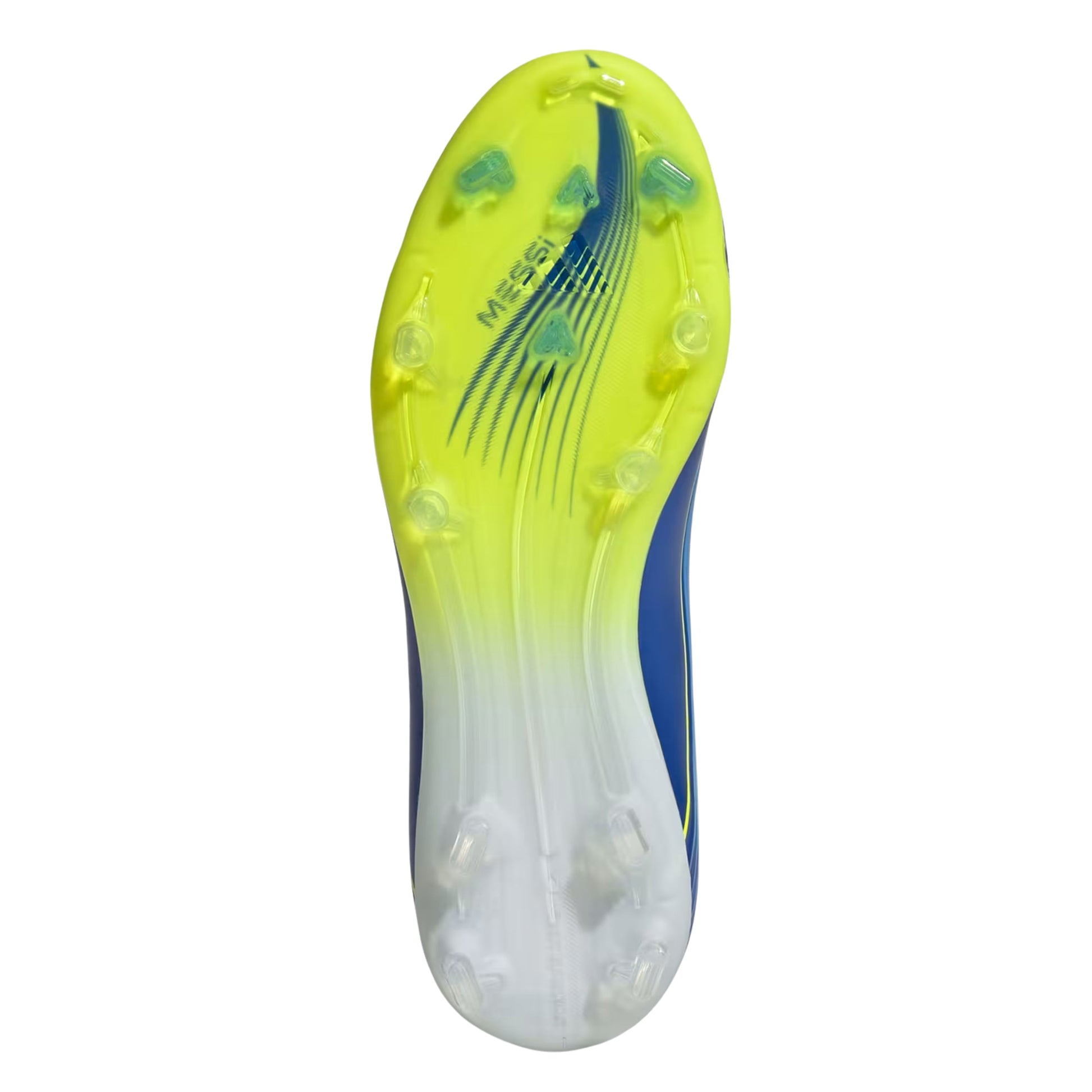 adidas Youth Messi F50 Elite Junior Firm Ground Soccer Cleats (Royal Blue/Solar Yellow)