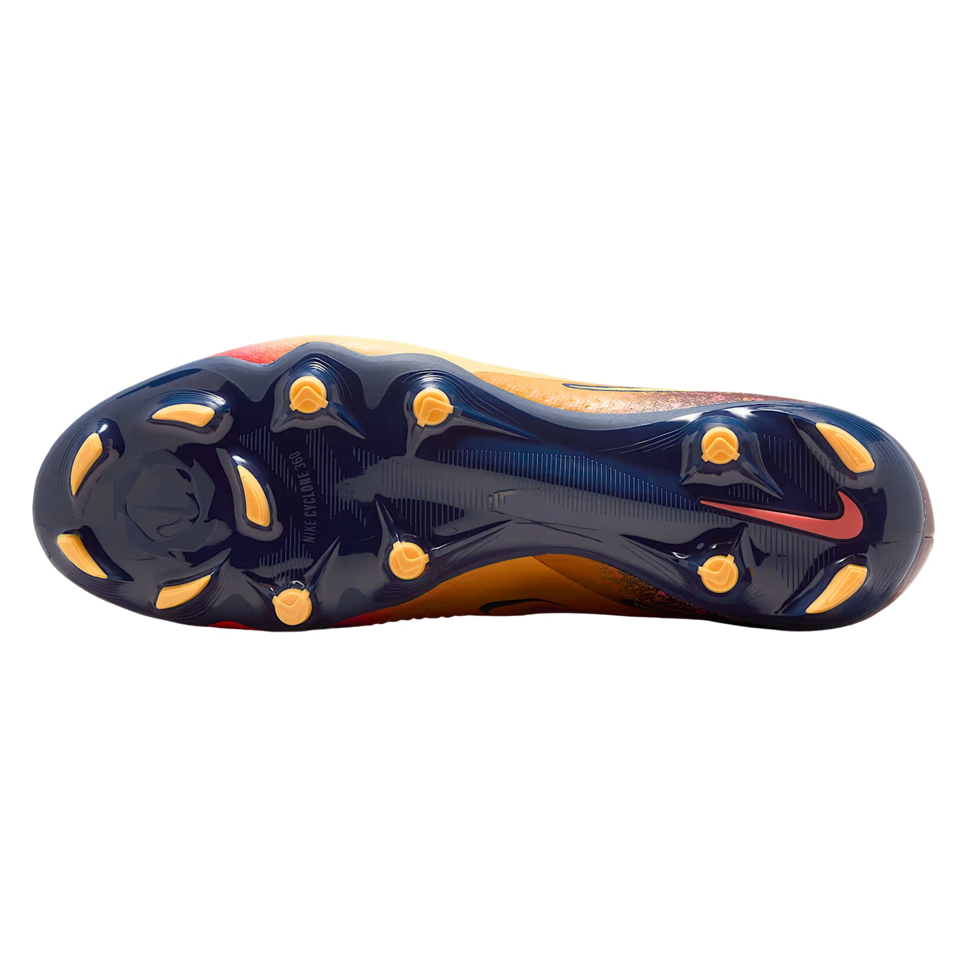 Nike Phantom 6 Low Academy Erling Haaland FG/MG Soccer Cleats (Laser Orange/Lemon Venom/Blue Void)
