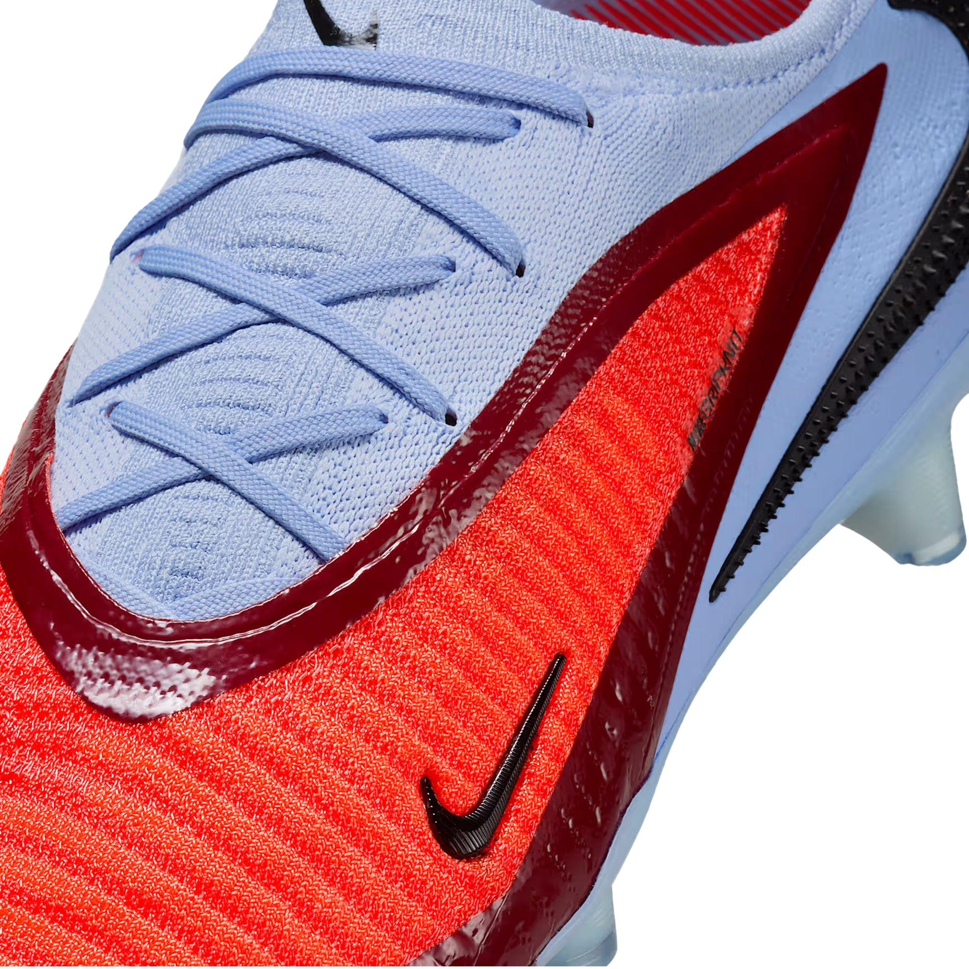 Nike Phantom GX 2 Low Elite Firm Ground Soccer Cleats (Royal Tint/Bright Crimson)