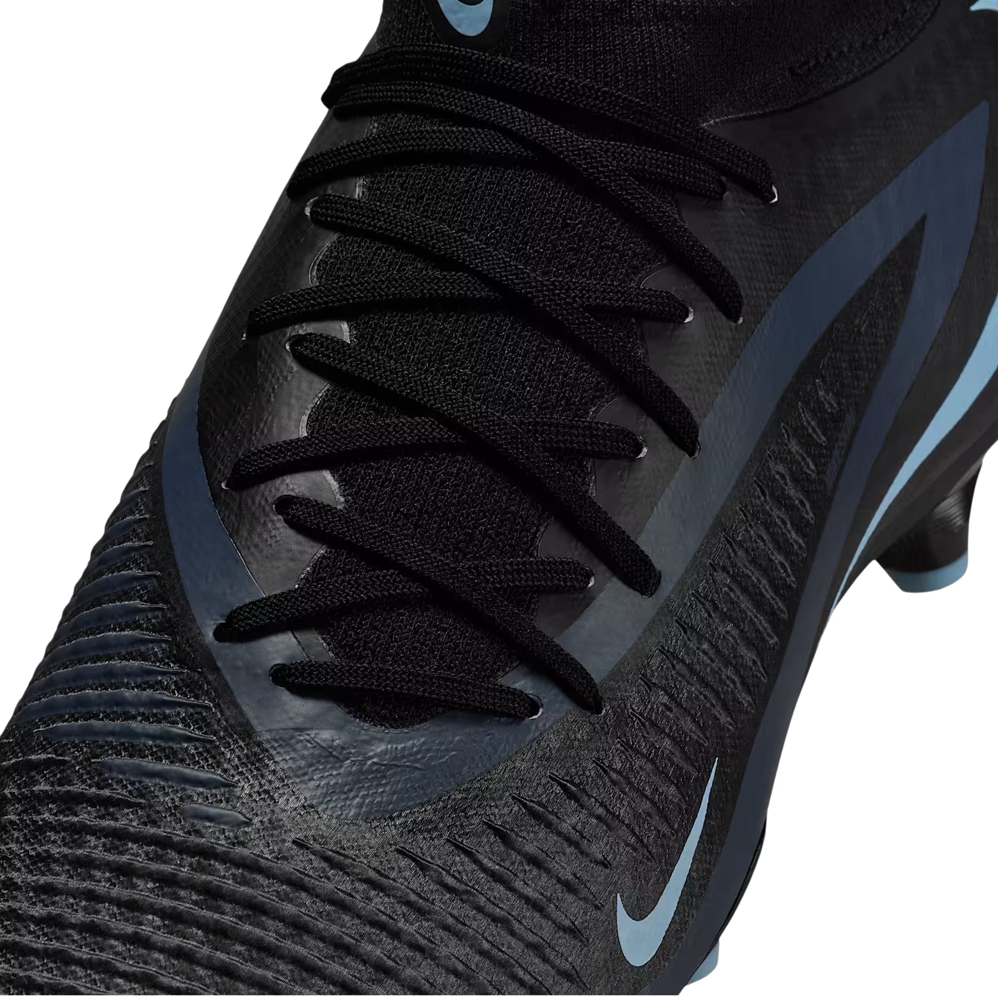 Nike Phantom GX 2 Academy High-Cut Firm Ground/Multiground Soccer Cleats (Black/Black)