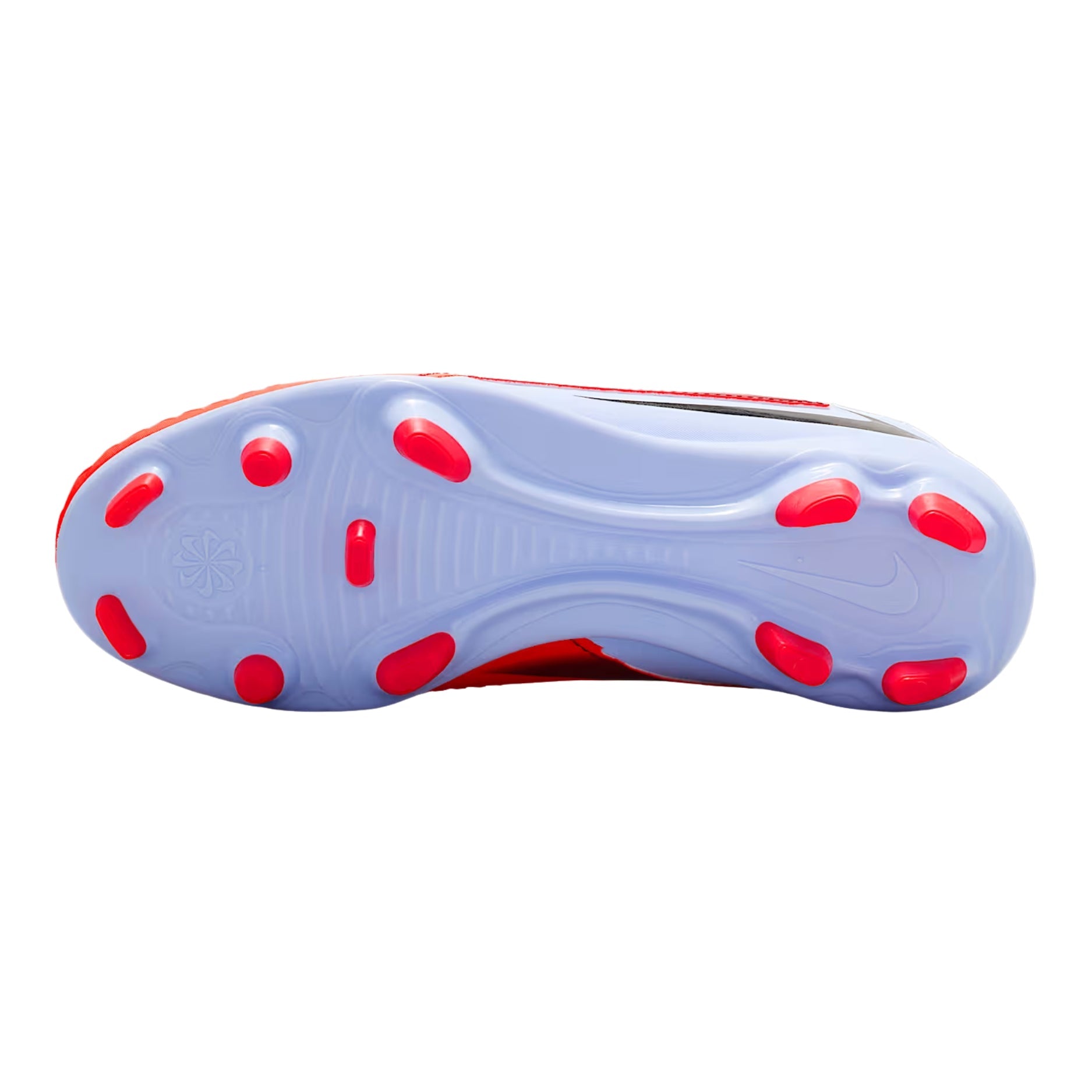 Nike Jr. Phantom 6 High Club Firm Ground/Multi Ground Soccer Cleats (Royal Tint/Bright Crimson)