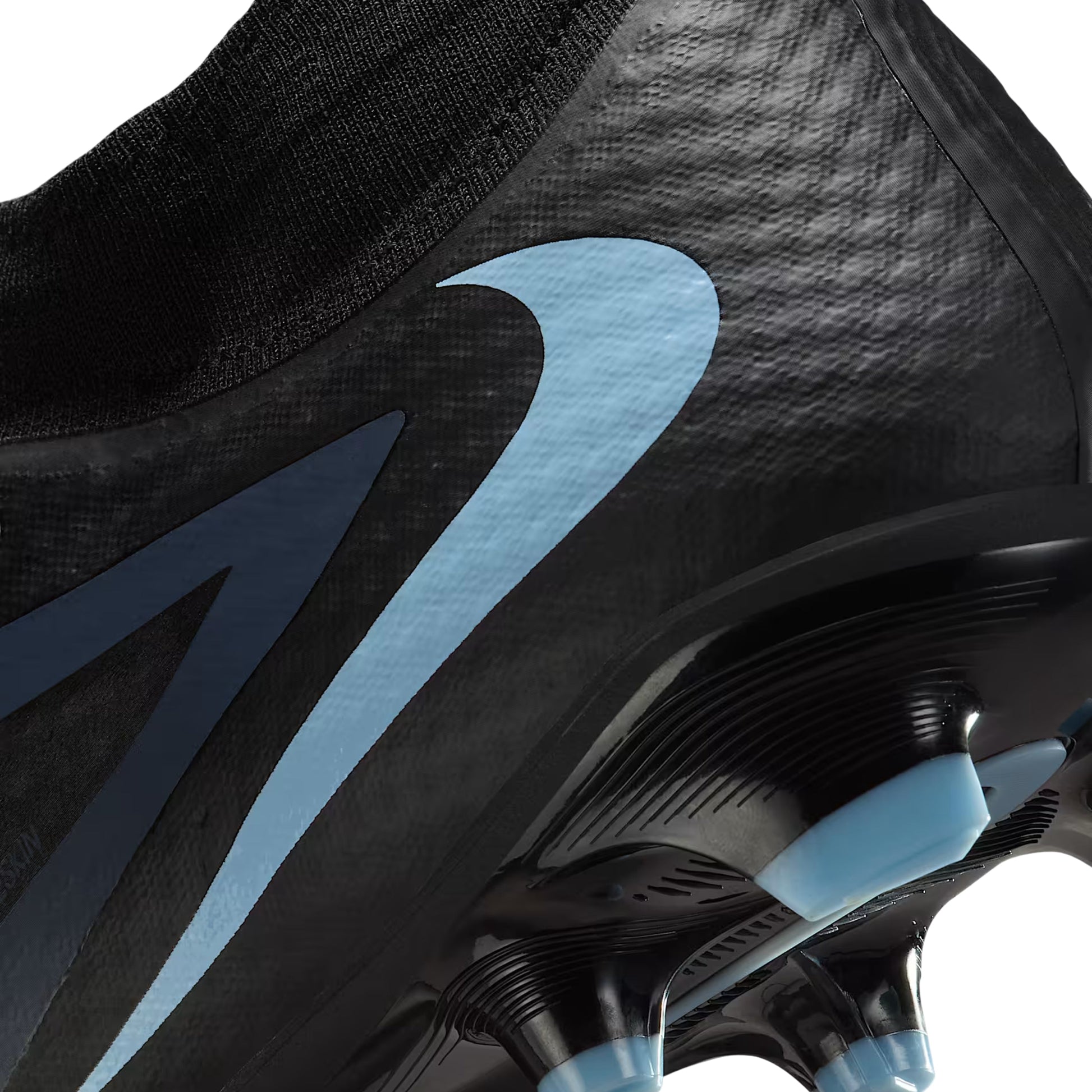Nike Phantom GX 2 Academy High-Cut Firm Ground/Multiground Soccer Cleats (Black/Black)
