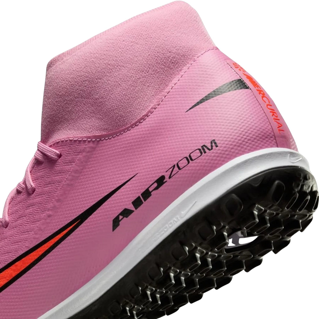 Nike Zoom Superfly 10 Academy Turf Soccer Shoes (Magic Flamingo/Black-Total Crimson)