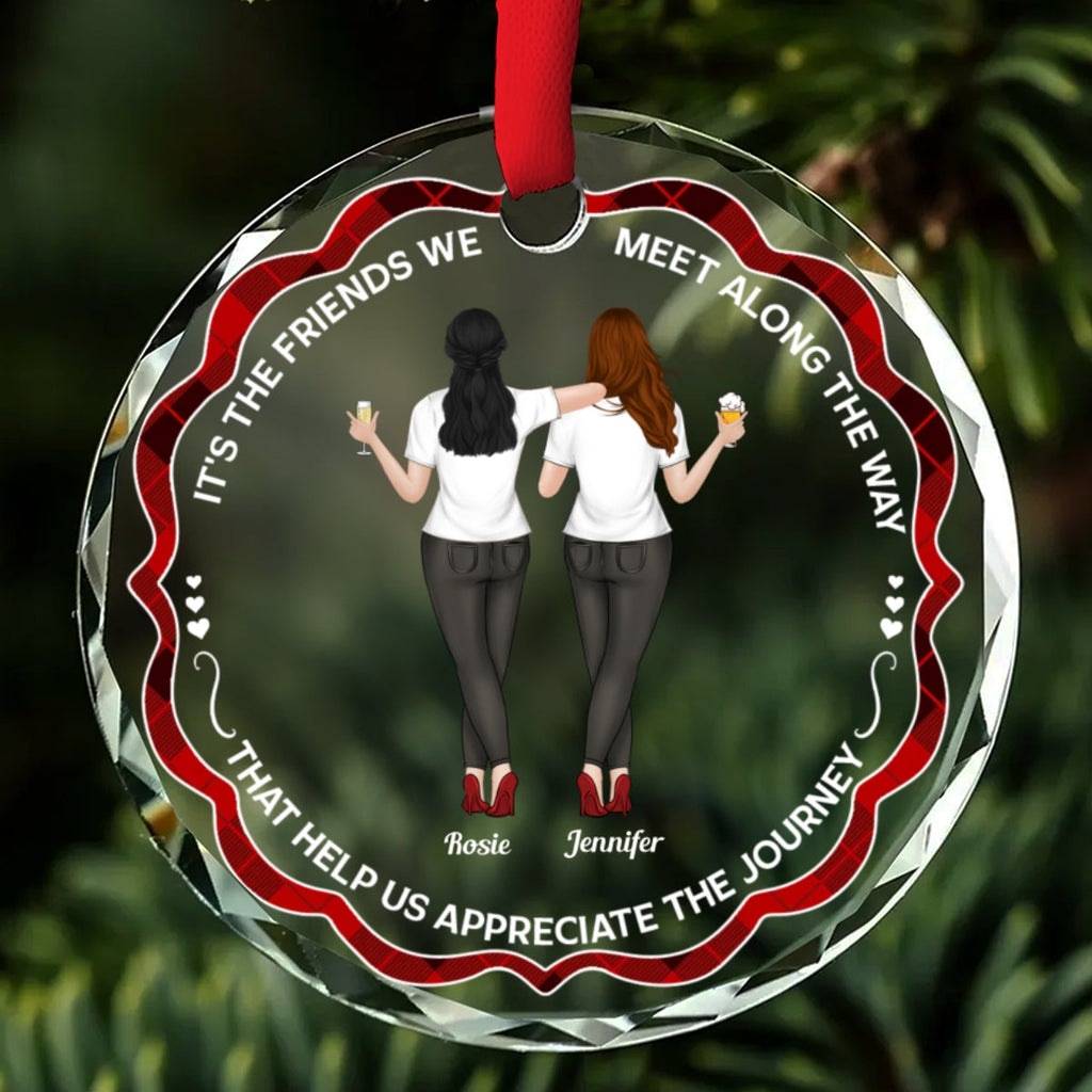 Appreciate The Journey - Personalized Custom Glass Ornament