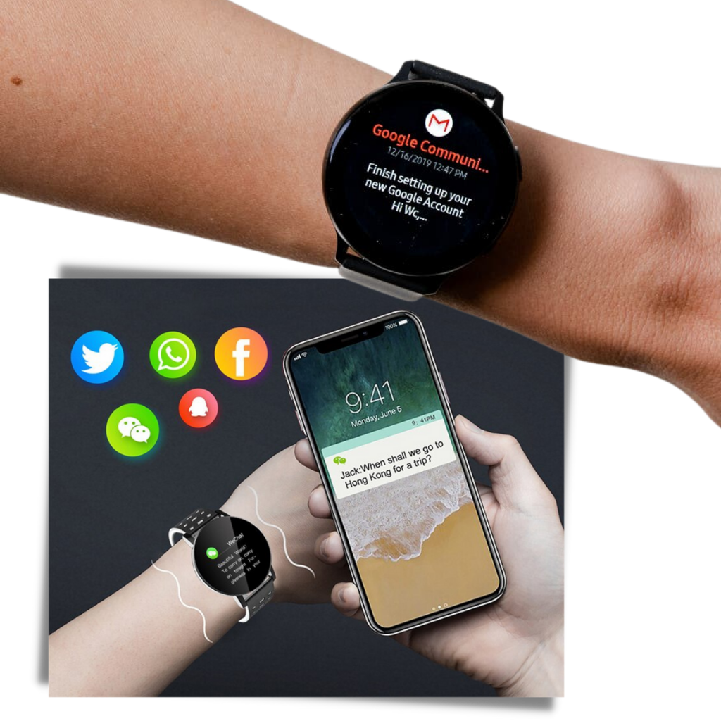 Smart Watch with Waterproof Fitness Tracking