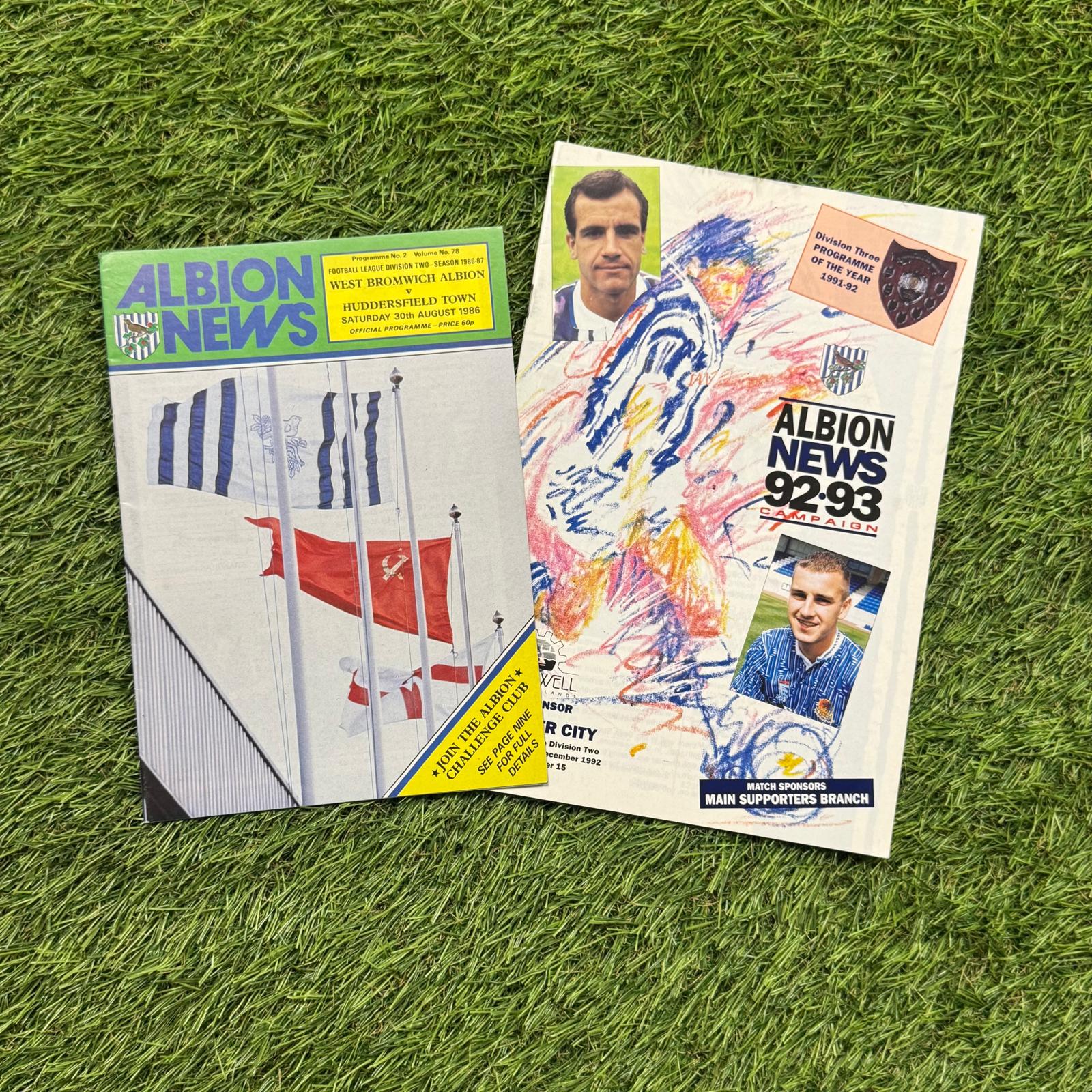 Retro Football Programmes Mystery Box