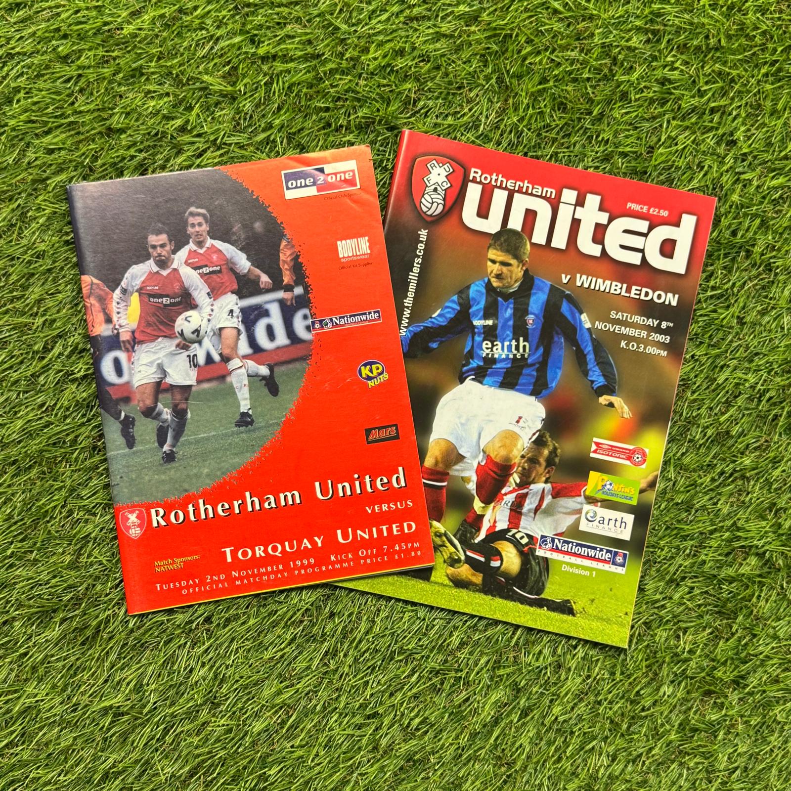 Retro Football Programmes Mystery Box