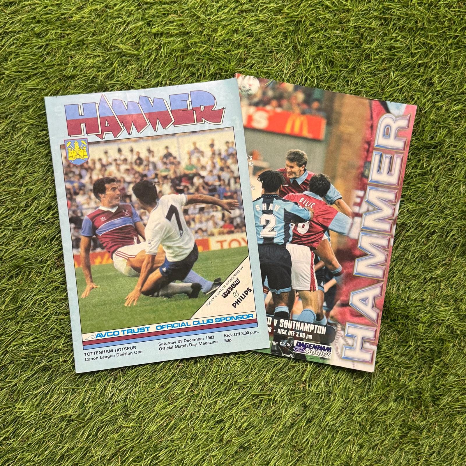 Retro Football Programmes Mystery Box