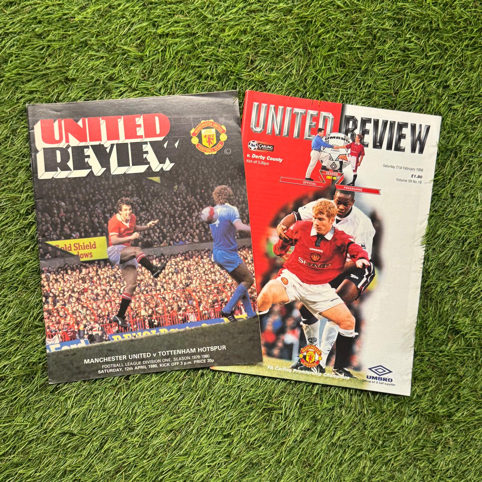 Retro Football Programmes Mystery Box