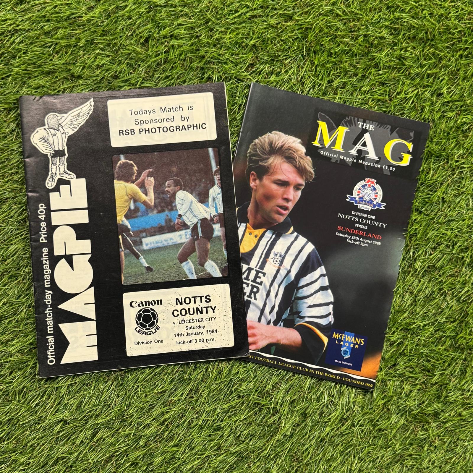 Retro Football Programmes Mystery Box