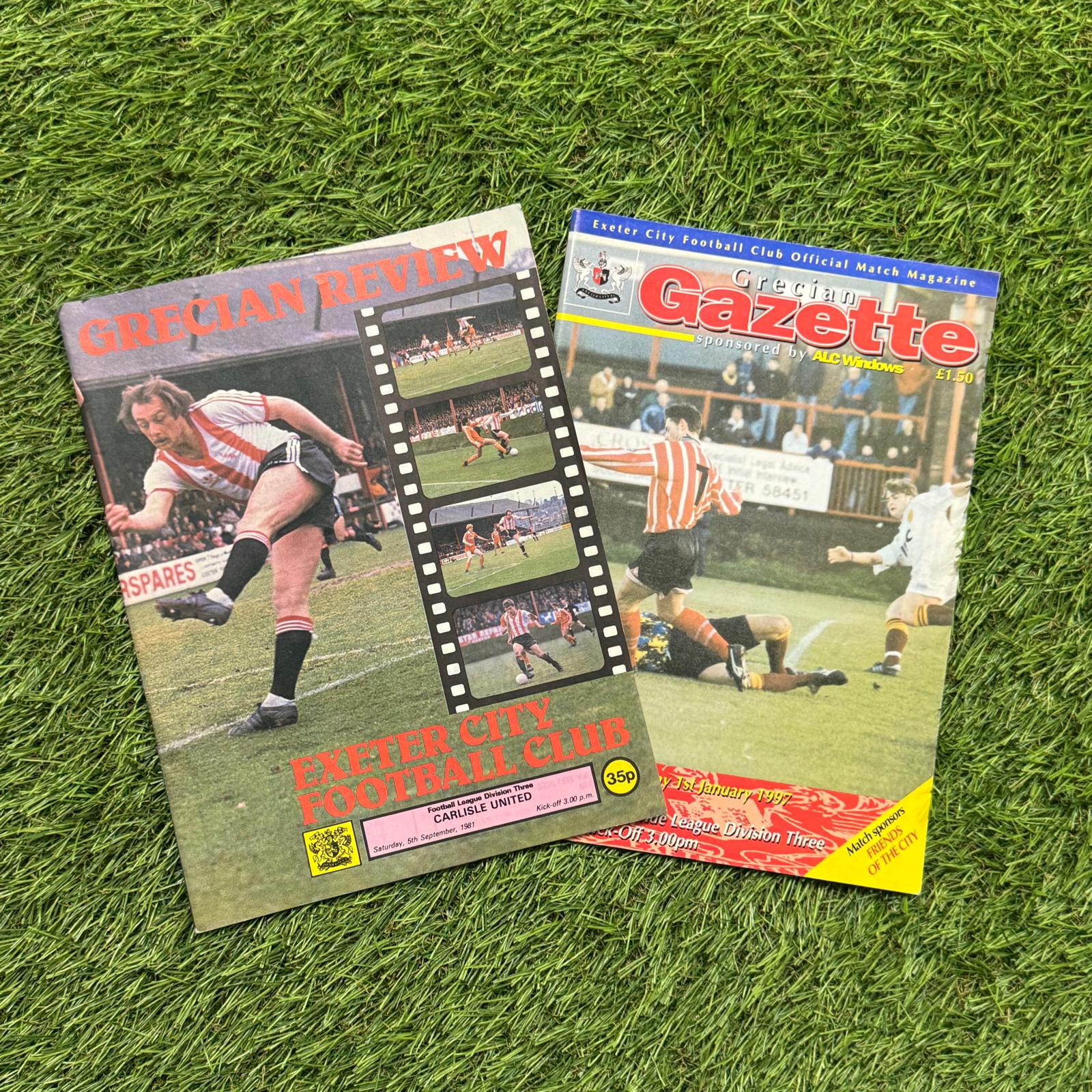 Retro Football Programmes Mystery Box