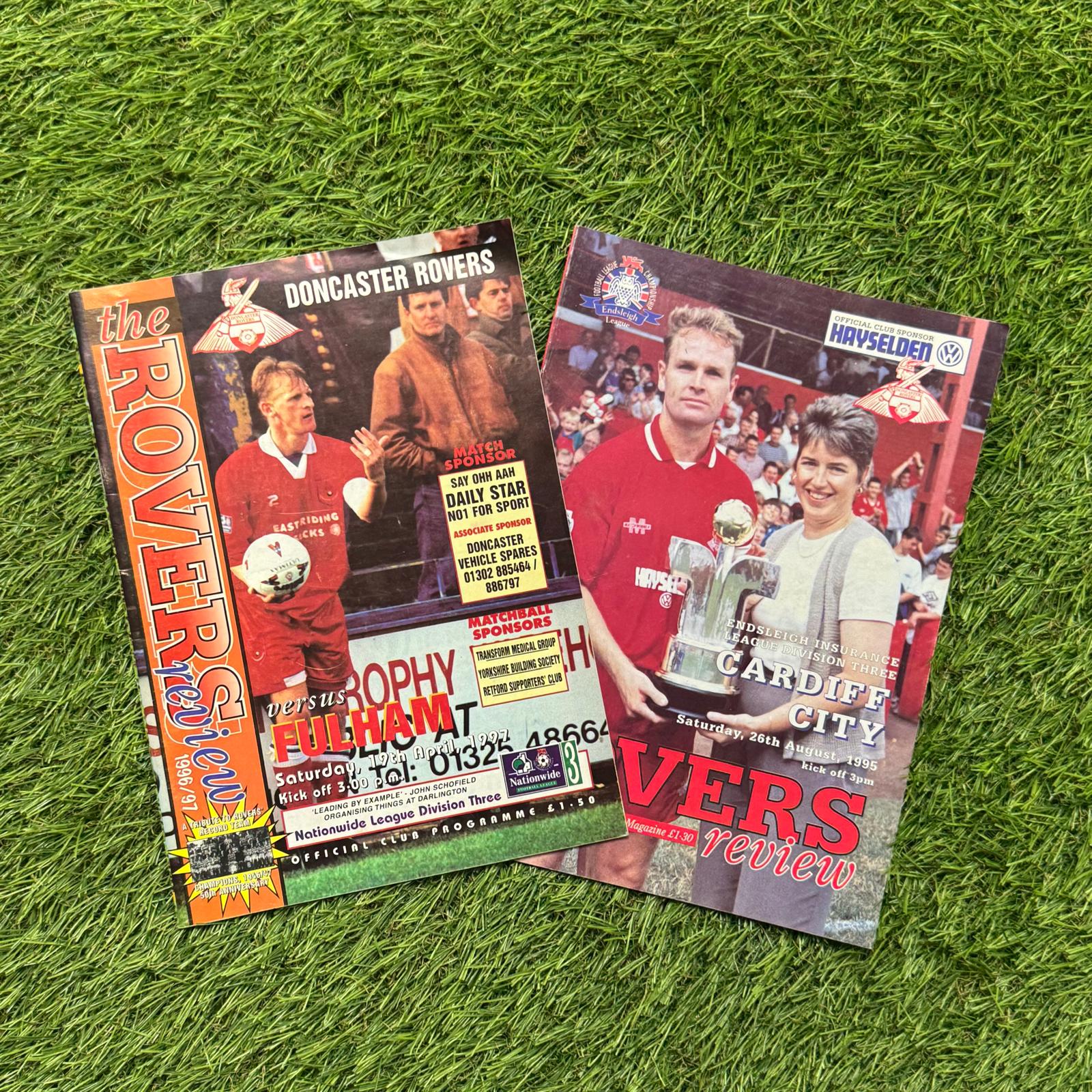 Retro Football Programmes Mystery Box