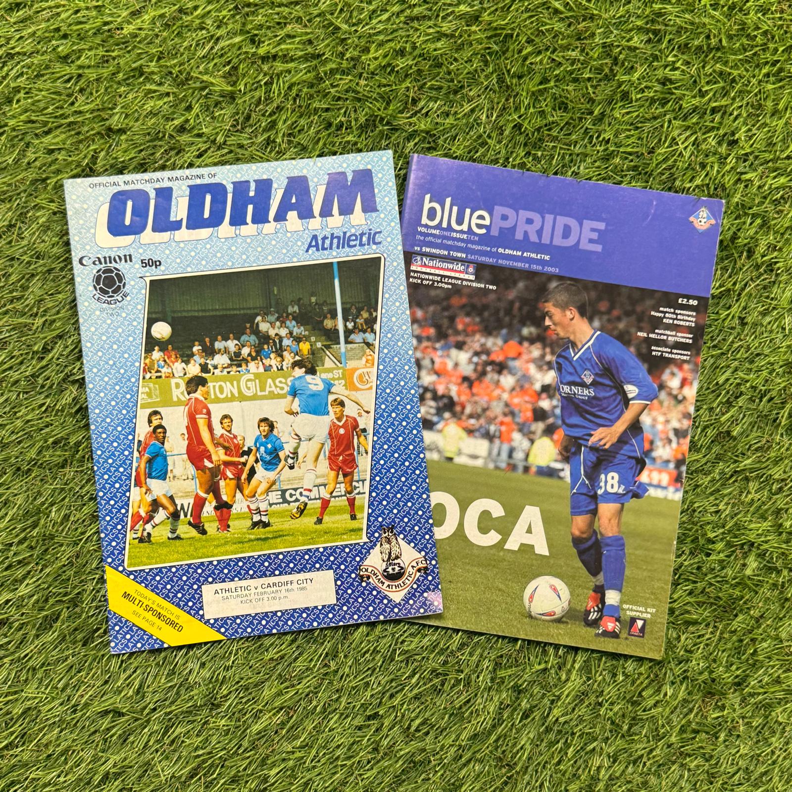 Retro Football Programmes Mystery Box