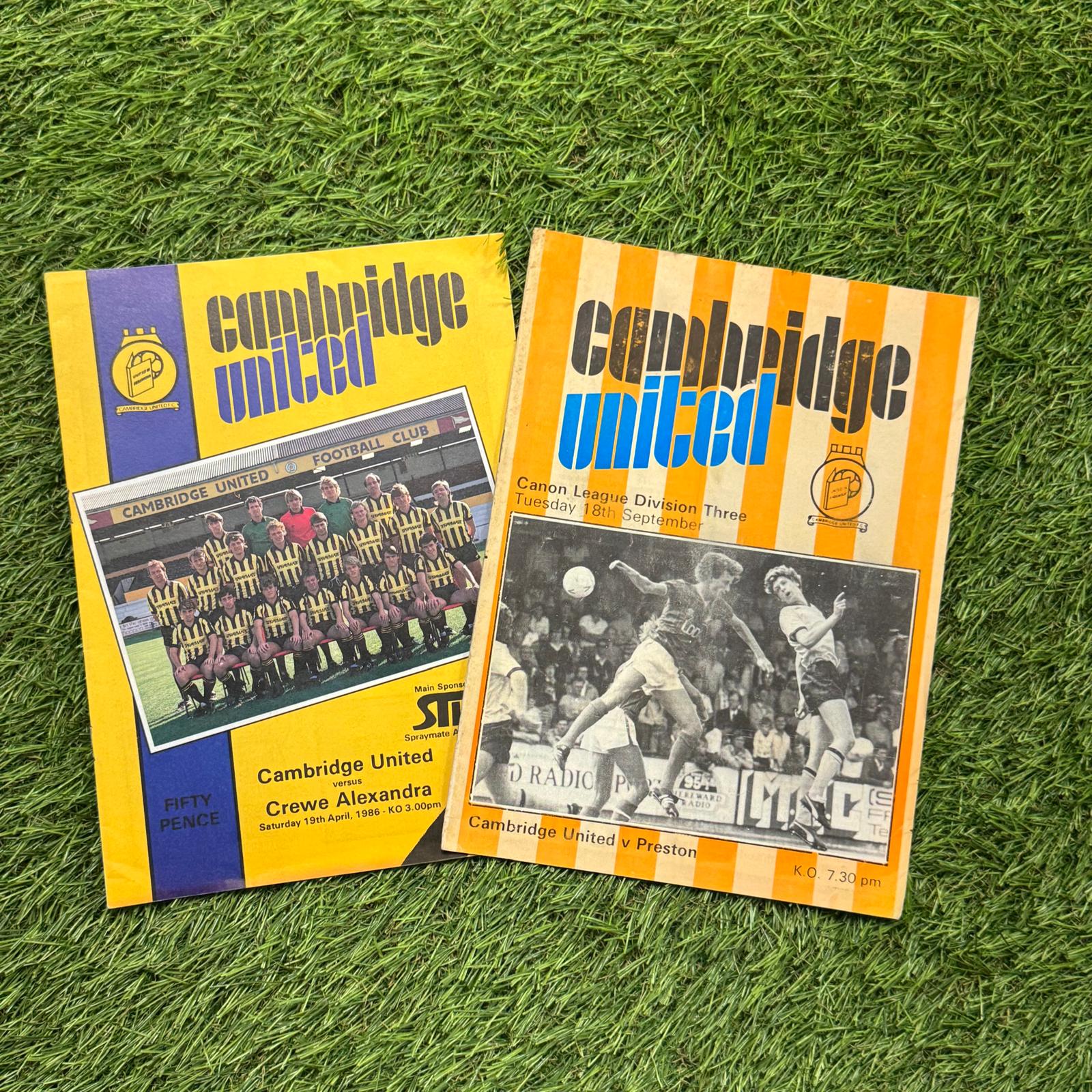 Retro Football Programmes Mystery Box