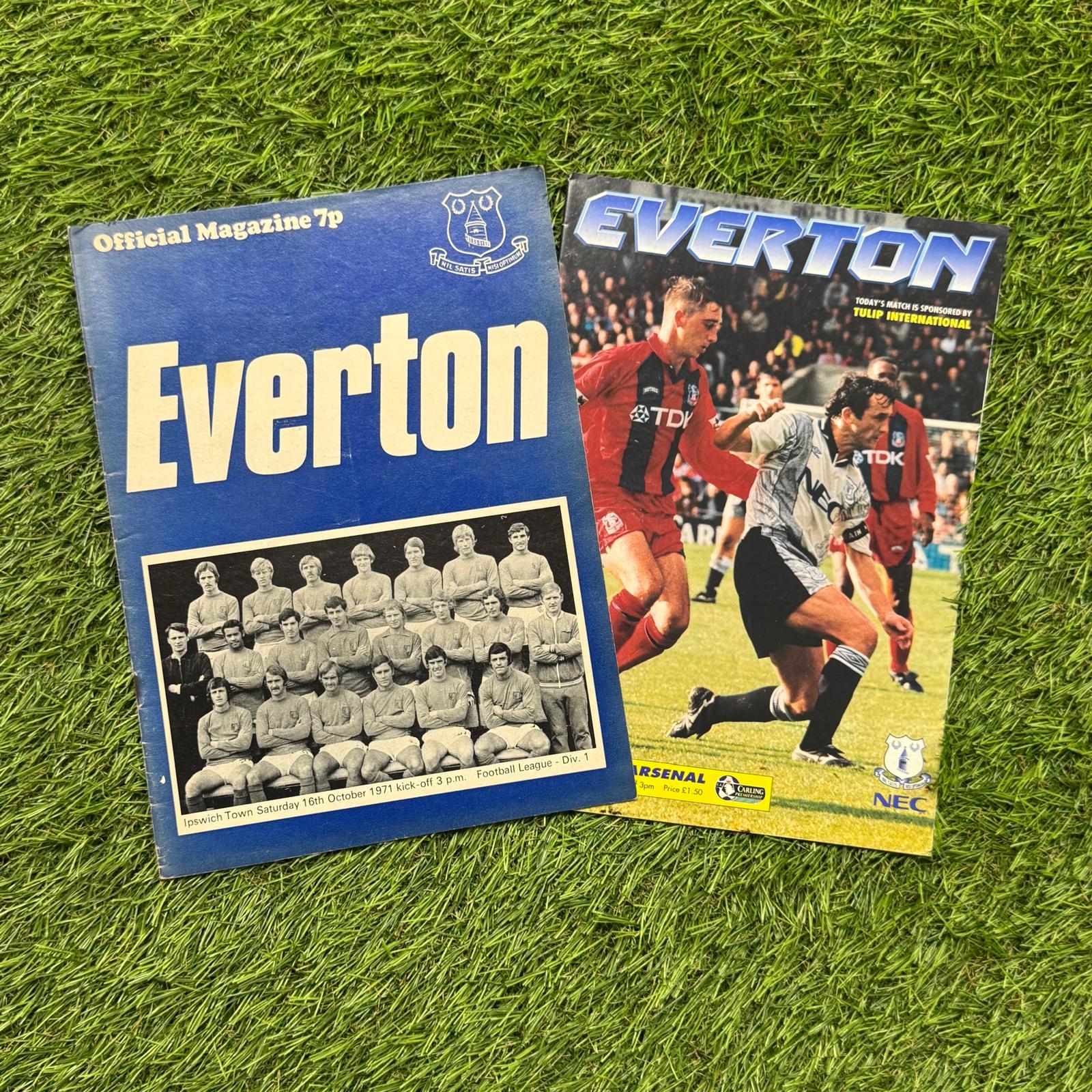 Retro Football Programmes Mystery Box