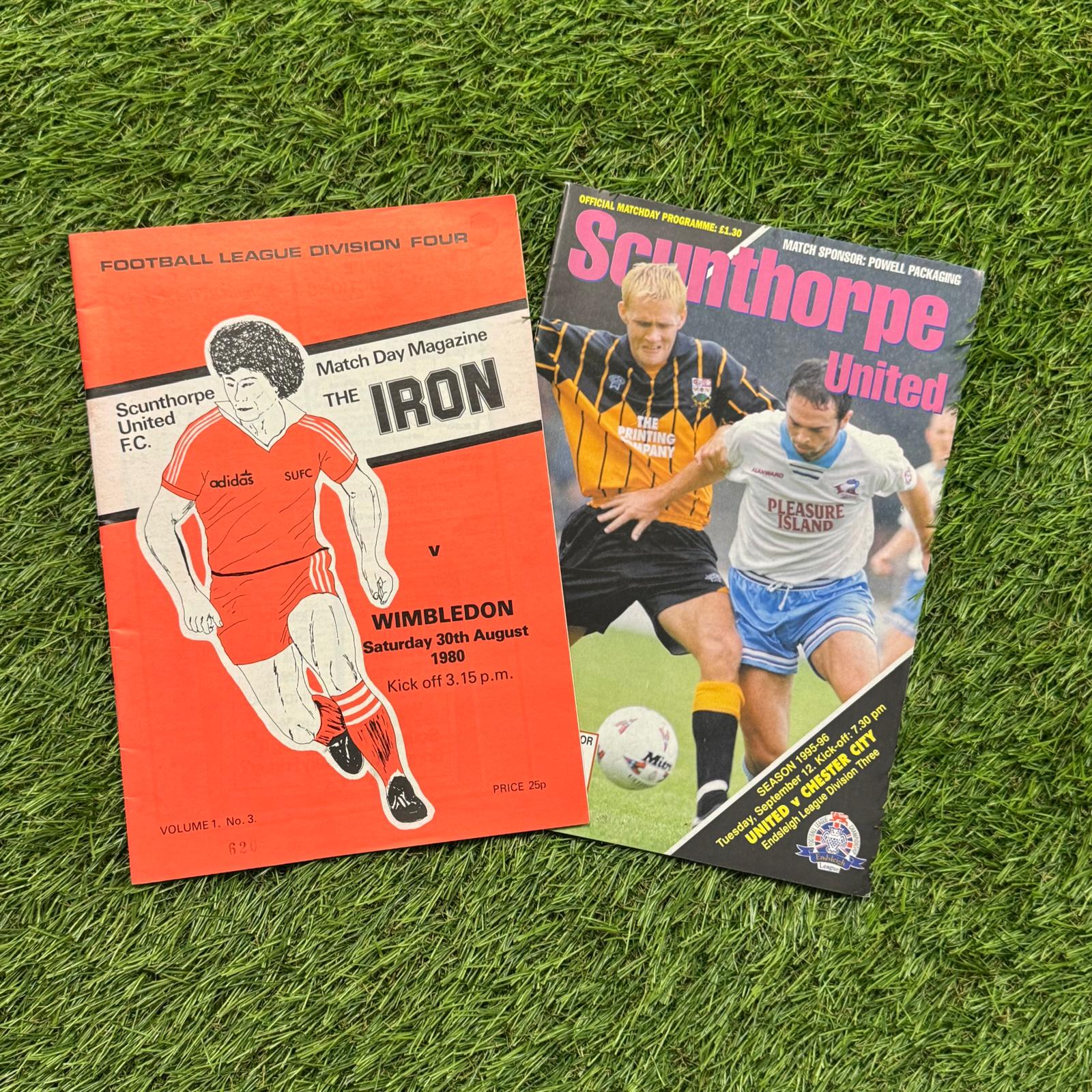 Retro Football Programmes Mystery Box