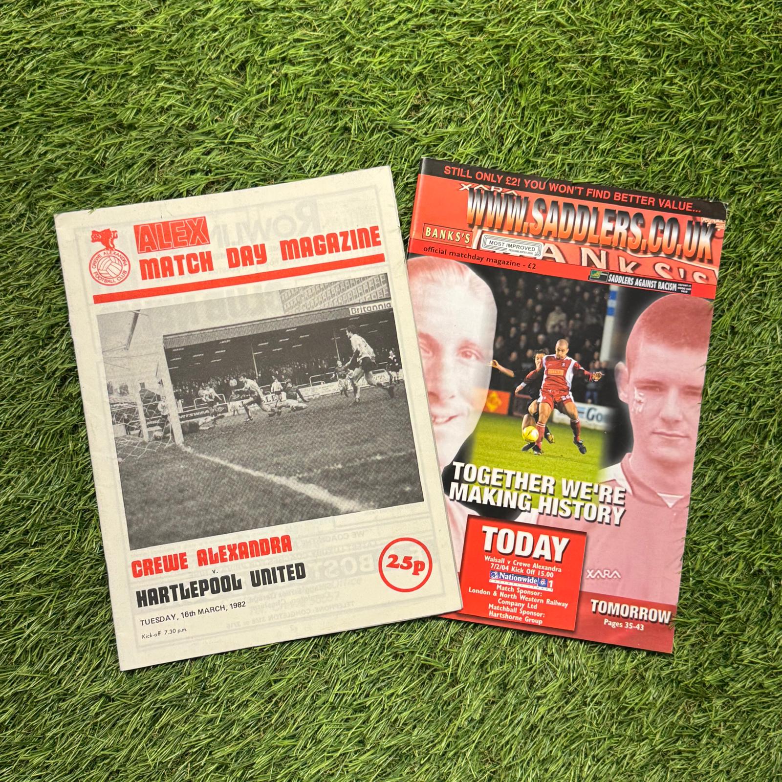 Retro Football Programmes Mystery Box