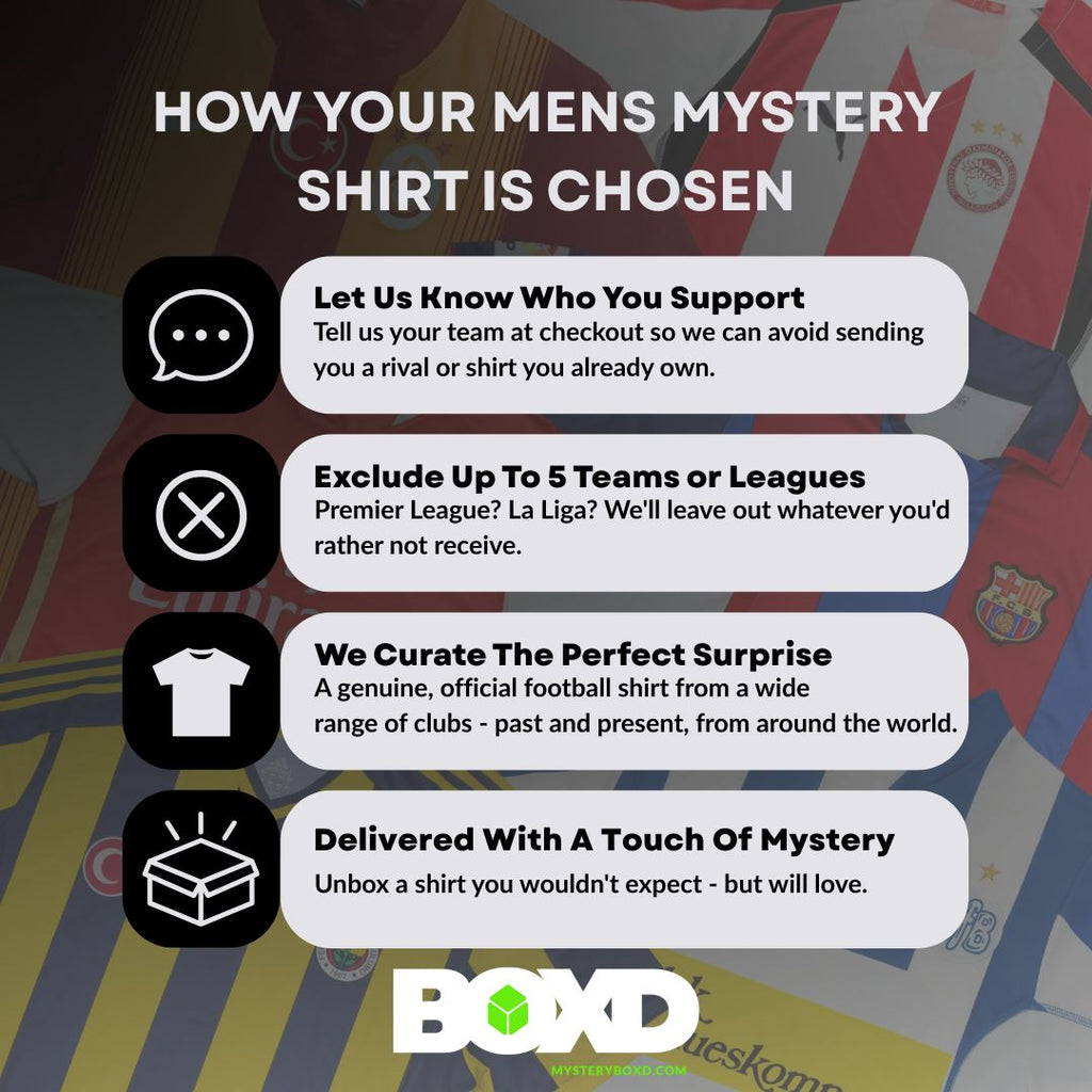 Men's Football Shirt Mystery Box