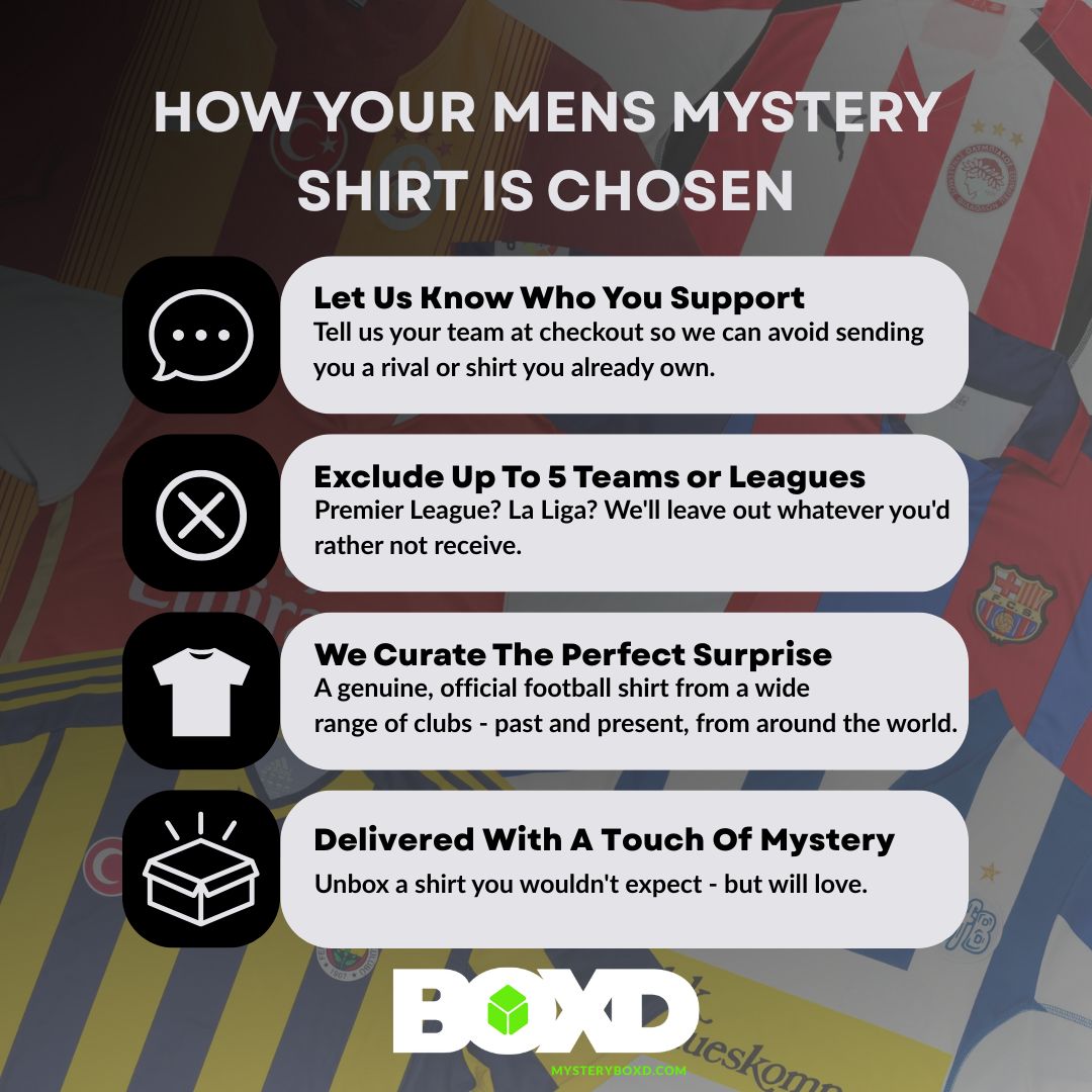 Men’s Nameplate Football Shirt Mystery Box