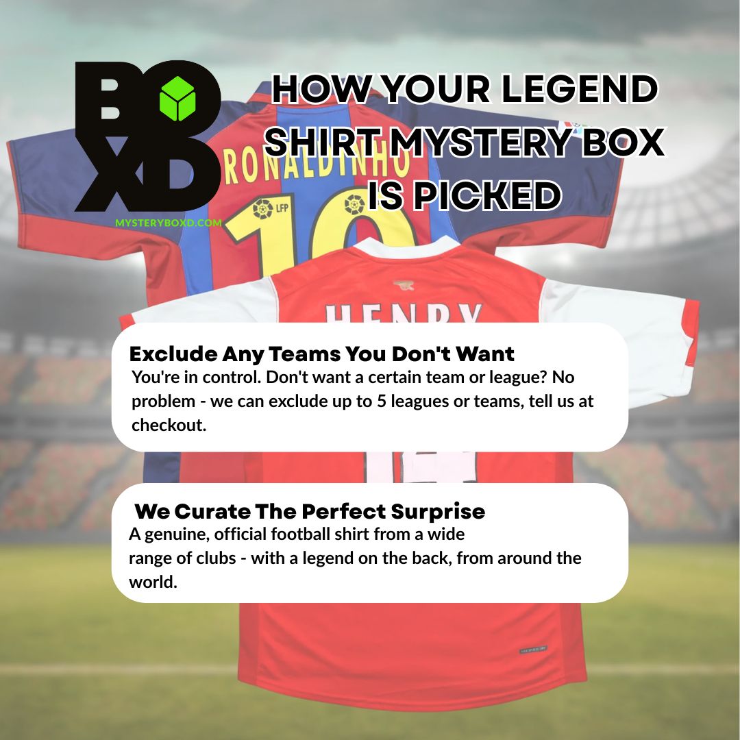 Men’s Legend Football Shirt Mystery Box