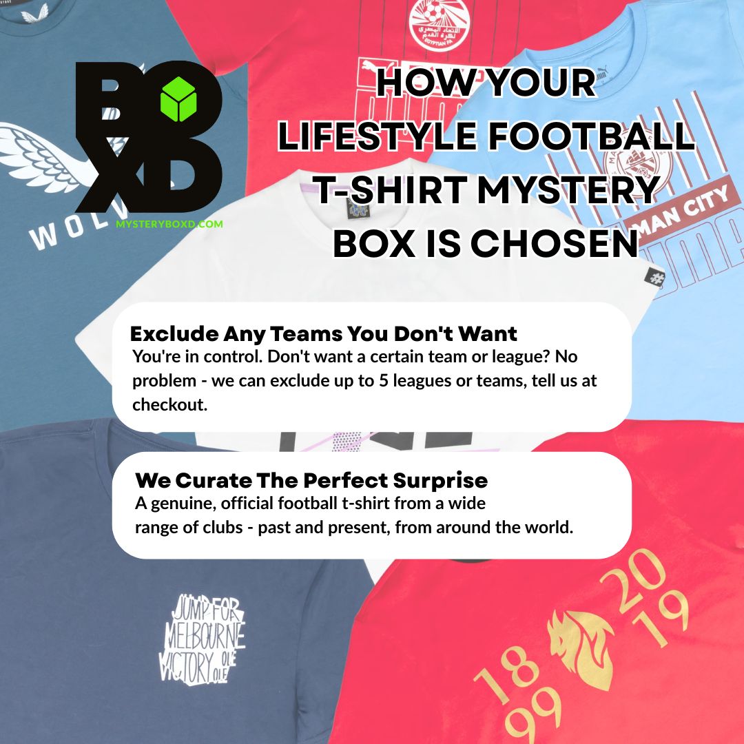 Men's Football Lifestyle T-Shirt Mystery Box