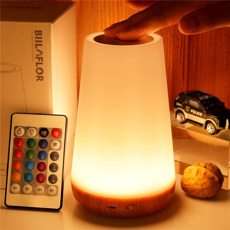 Touch Control LED Bedside Table Lamp