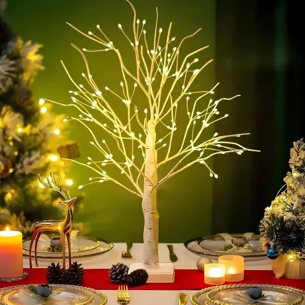 LED Table Lamp Birch Decorative Tree Light