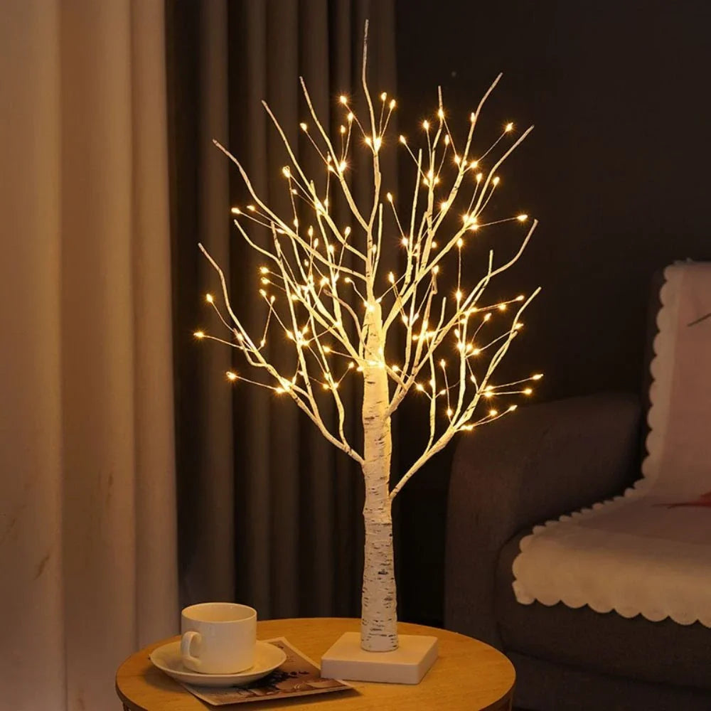 LED Table Lamp Birch Decorative Tree Light