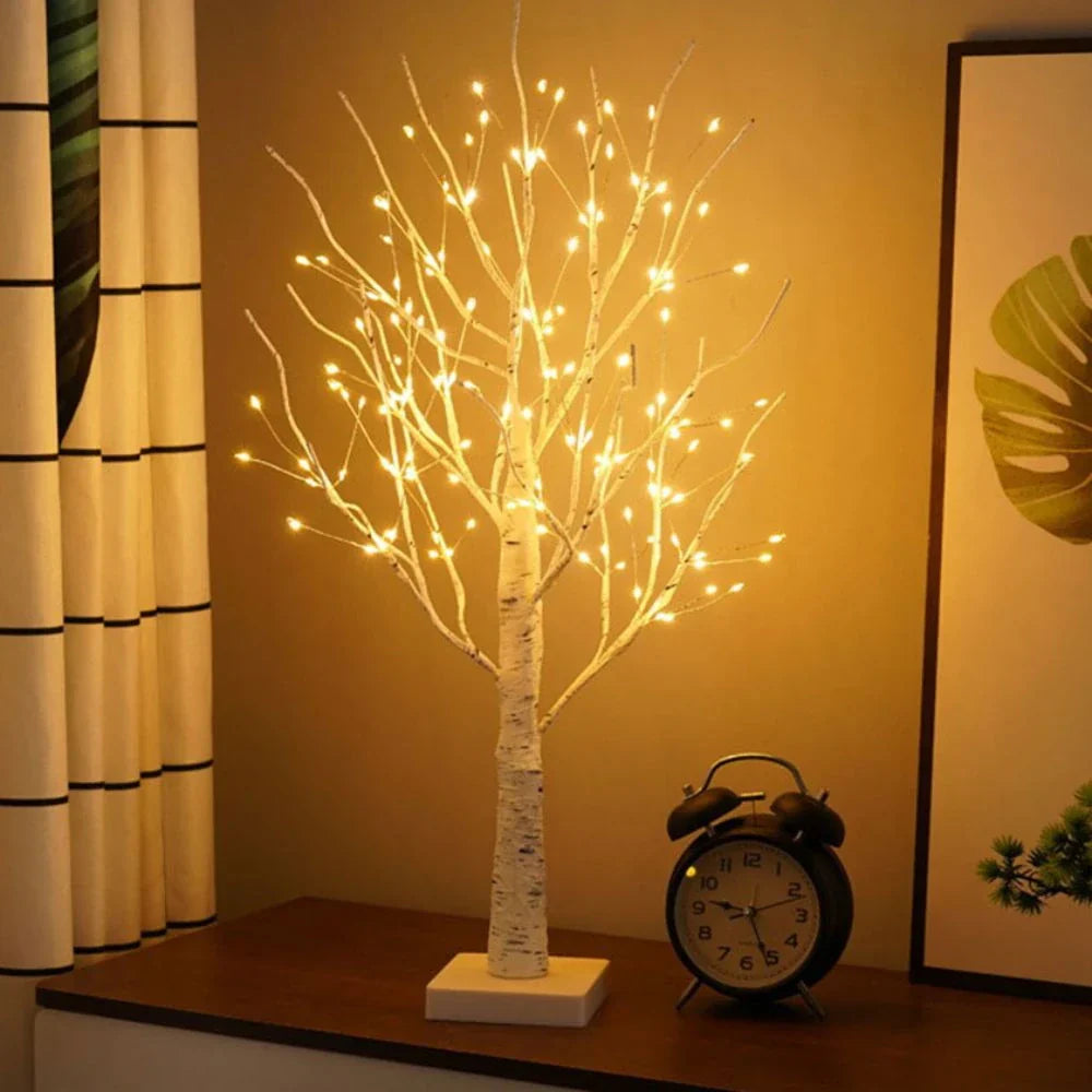 LED Table Lamp Birch Decorative Tree Light