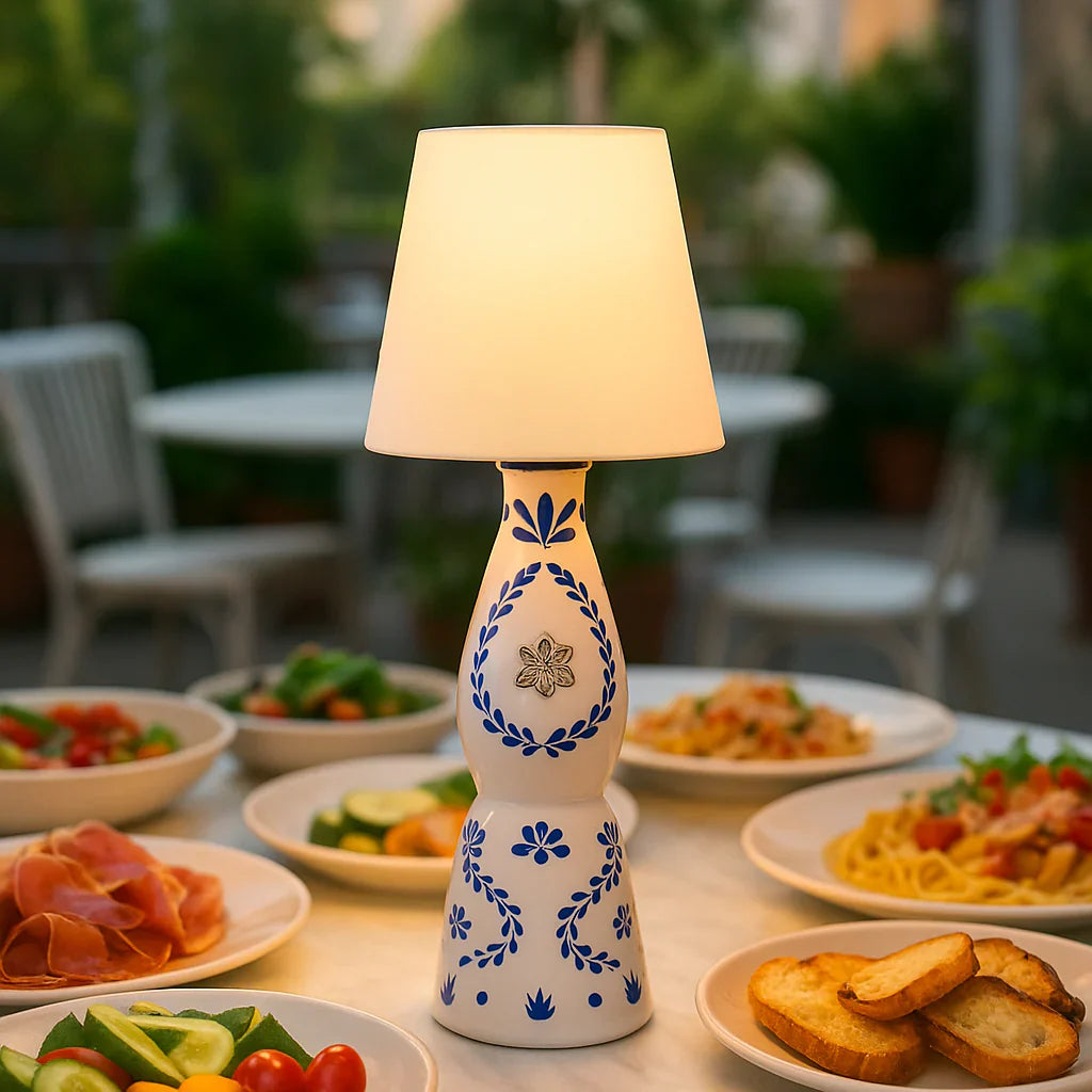 Bottle Light Metal Table Lamp