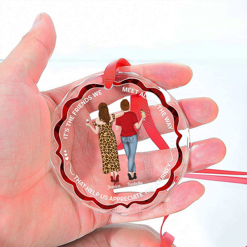 Appreciate The Journey - Personalized Custom Glass Ornament