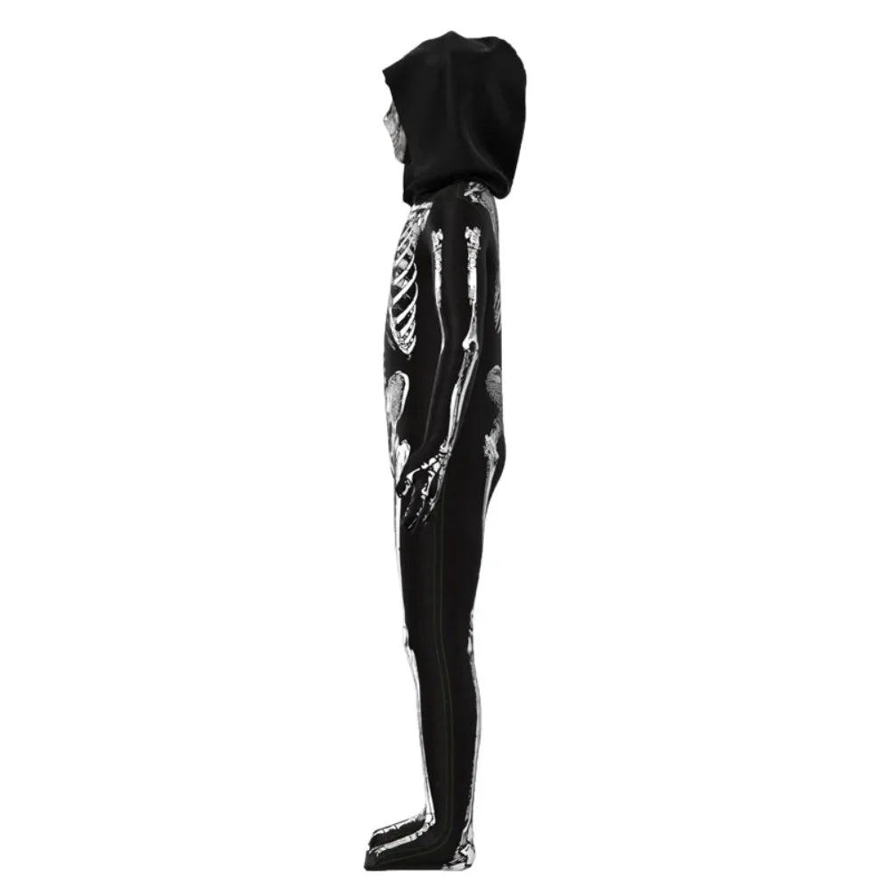 Zombie Skull Jumpsuit Kids Halloween Costume