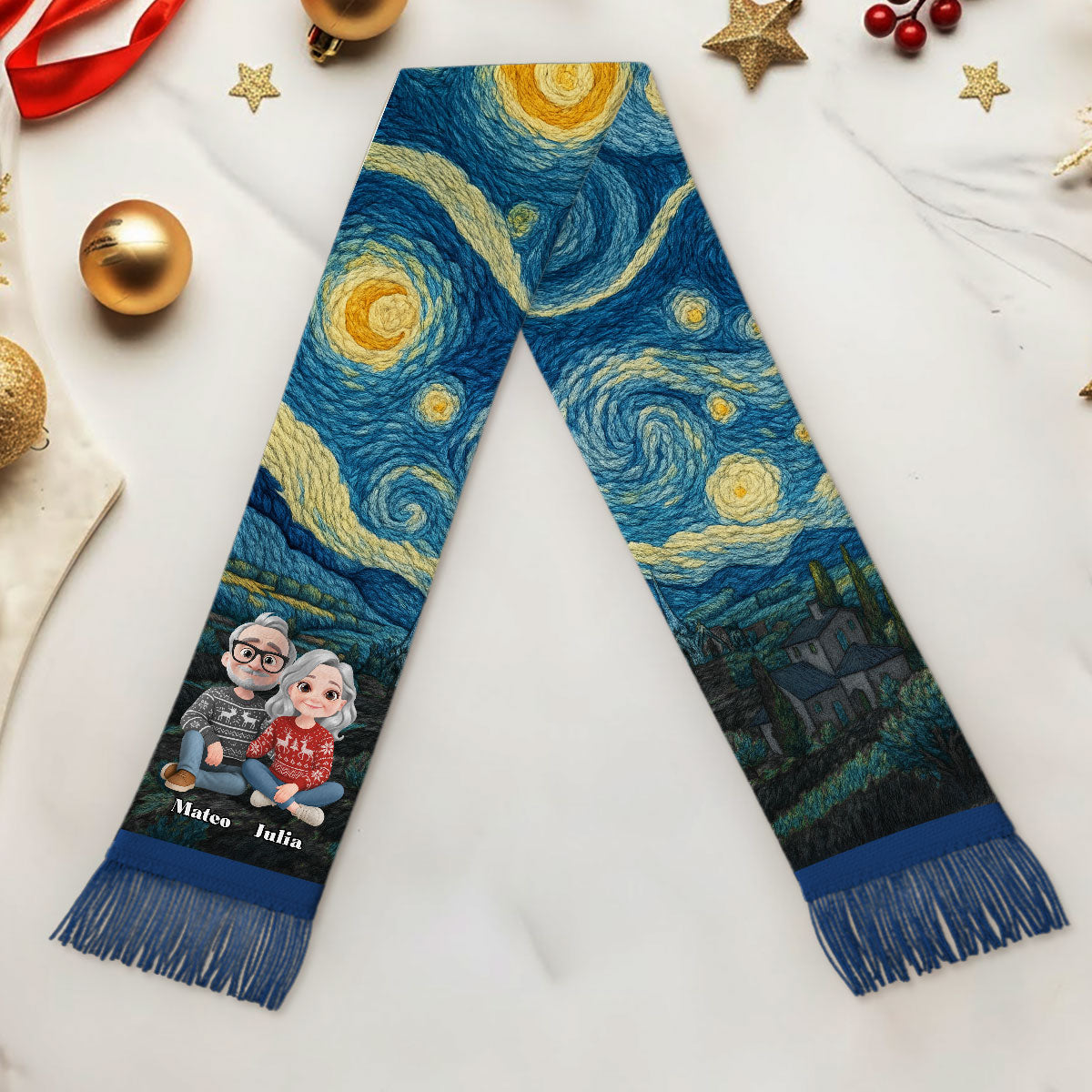 Annoying Each Other - Personalized Custom Scarf