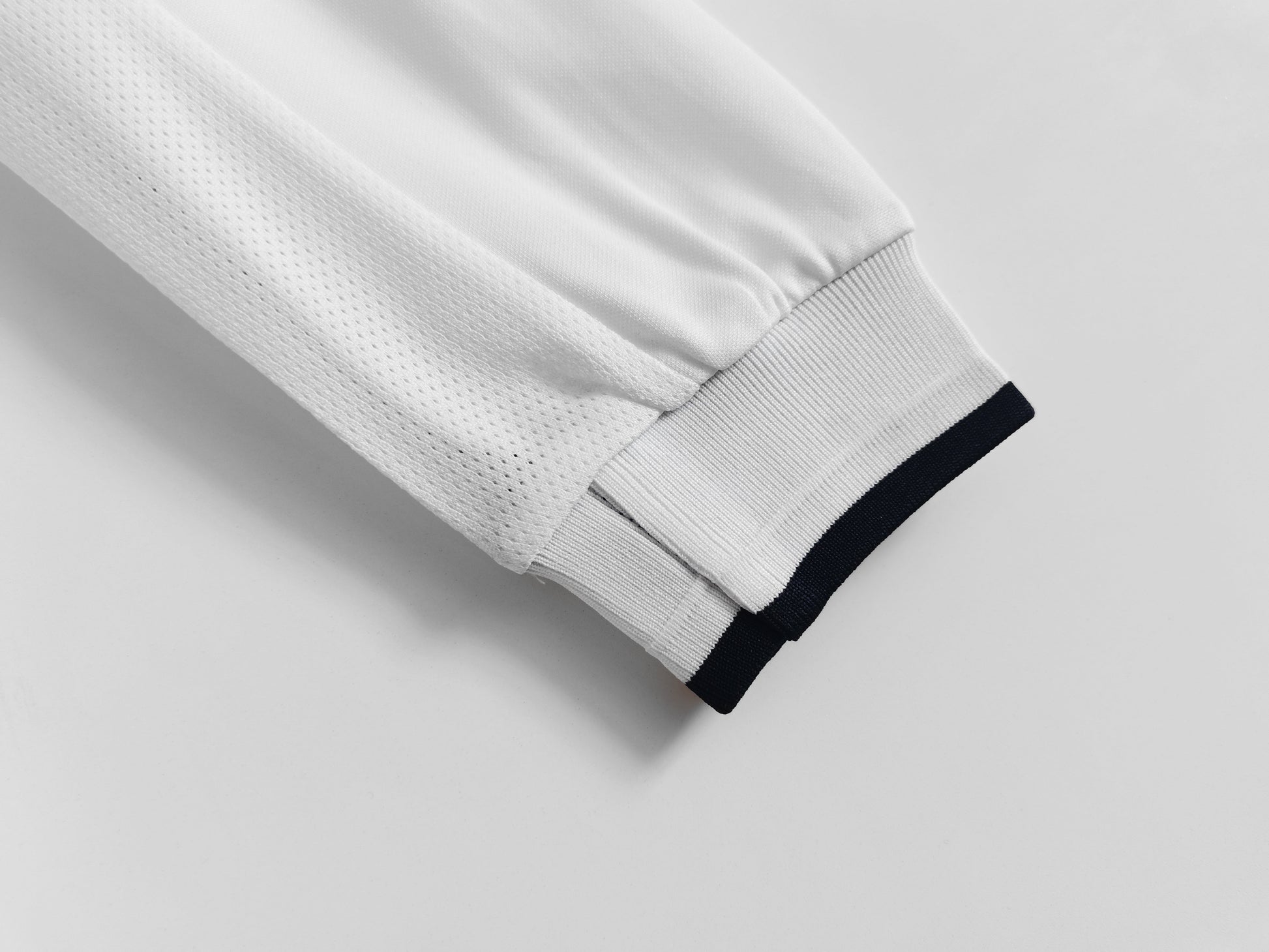 2002 England Home Long Sleeve Jersey laid flat, emphasizing the classic design and vintage look