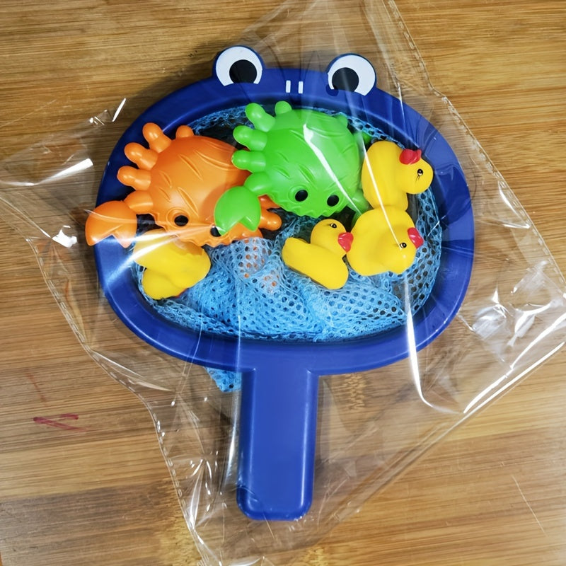 Bath Toys Fishing Net Set for Toddlers