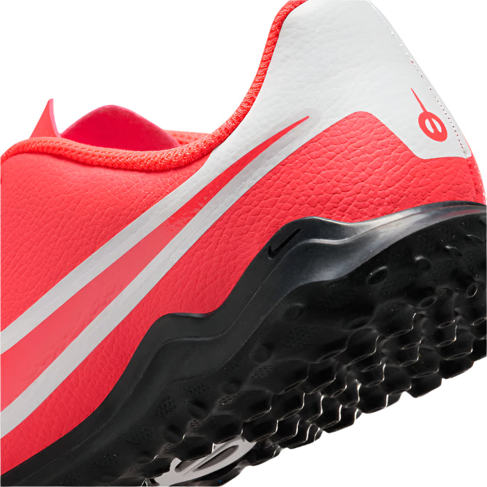 Nike Youth Jr. Legend 10 Club Turf Soccer Shoes (Hot Lava/White)