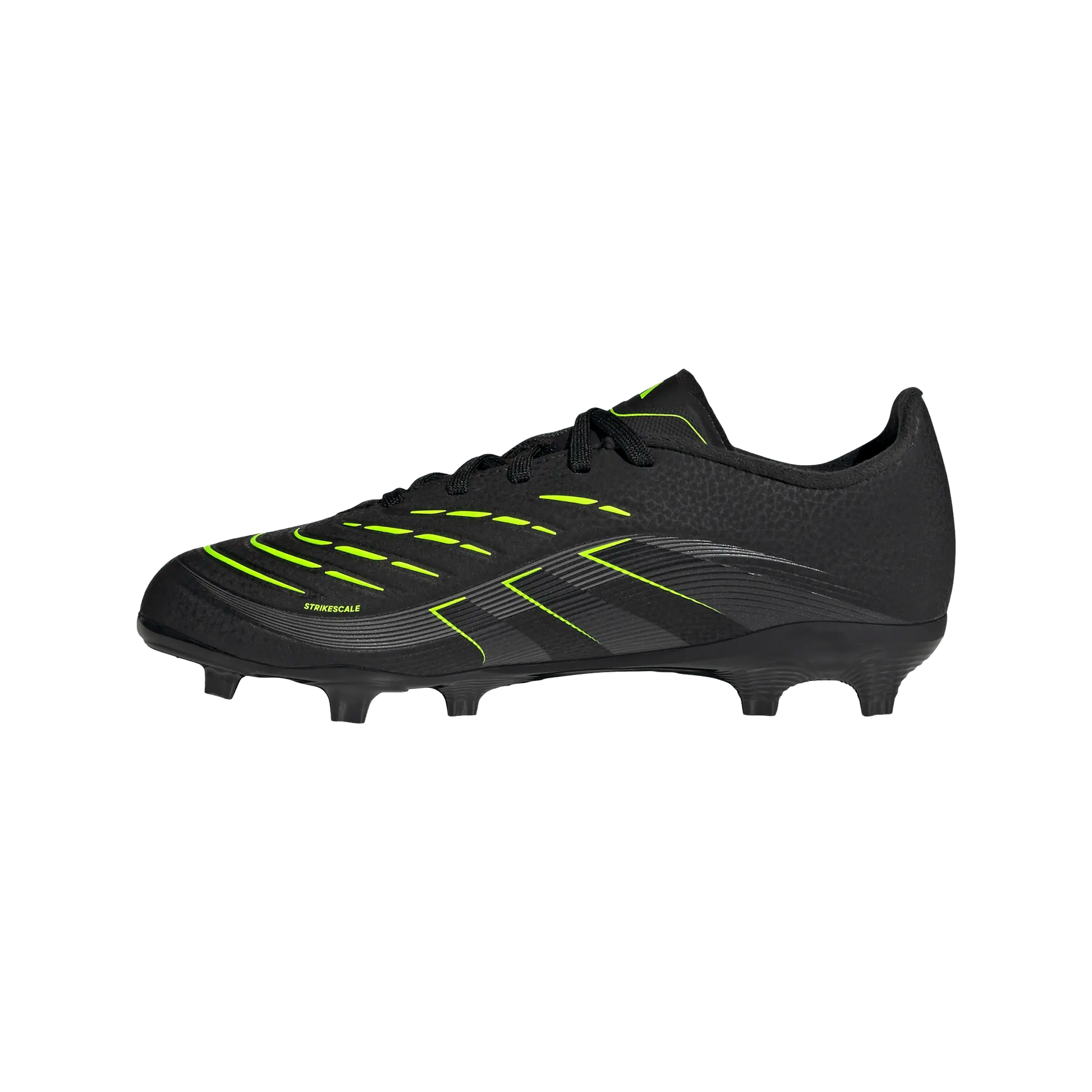 adidas Predator League Firm Ground/Multiground Junior Soccer Cleats (Black/Lucid Lemon)