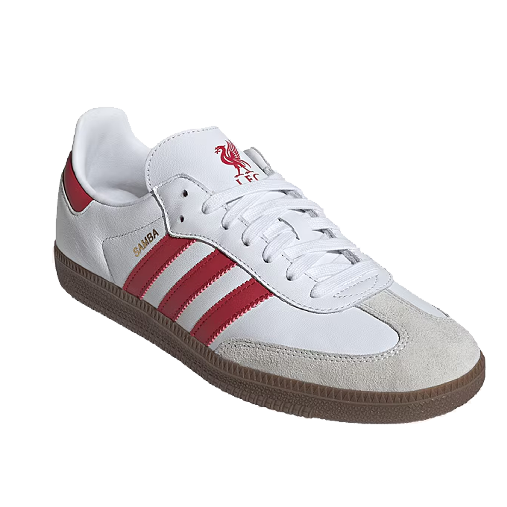 adidas Liverpool FC Samba Soccer Shoes (White/Red)