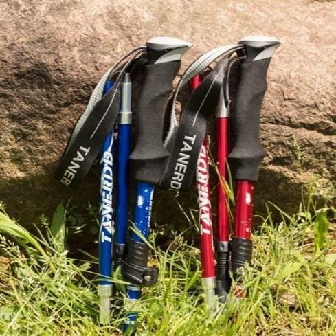 Hiking Poles Foldable Lightweight Aluminum Walking Sticks