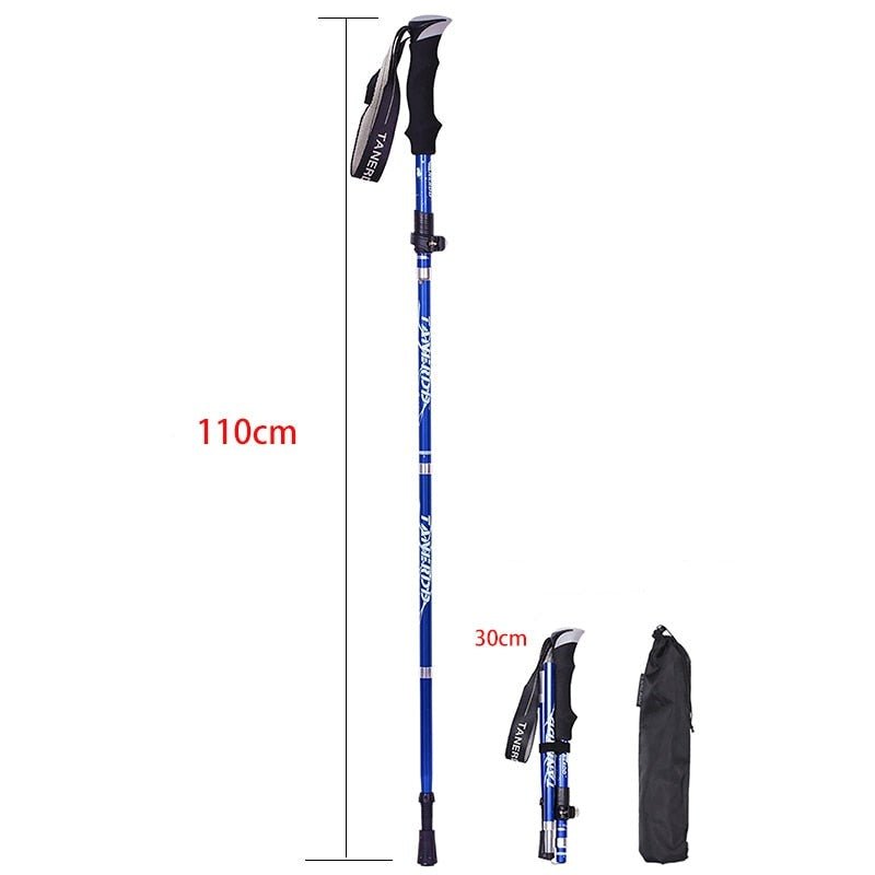 Hiking Poles Foldable Lightweight Aluminum Walking Sticks