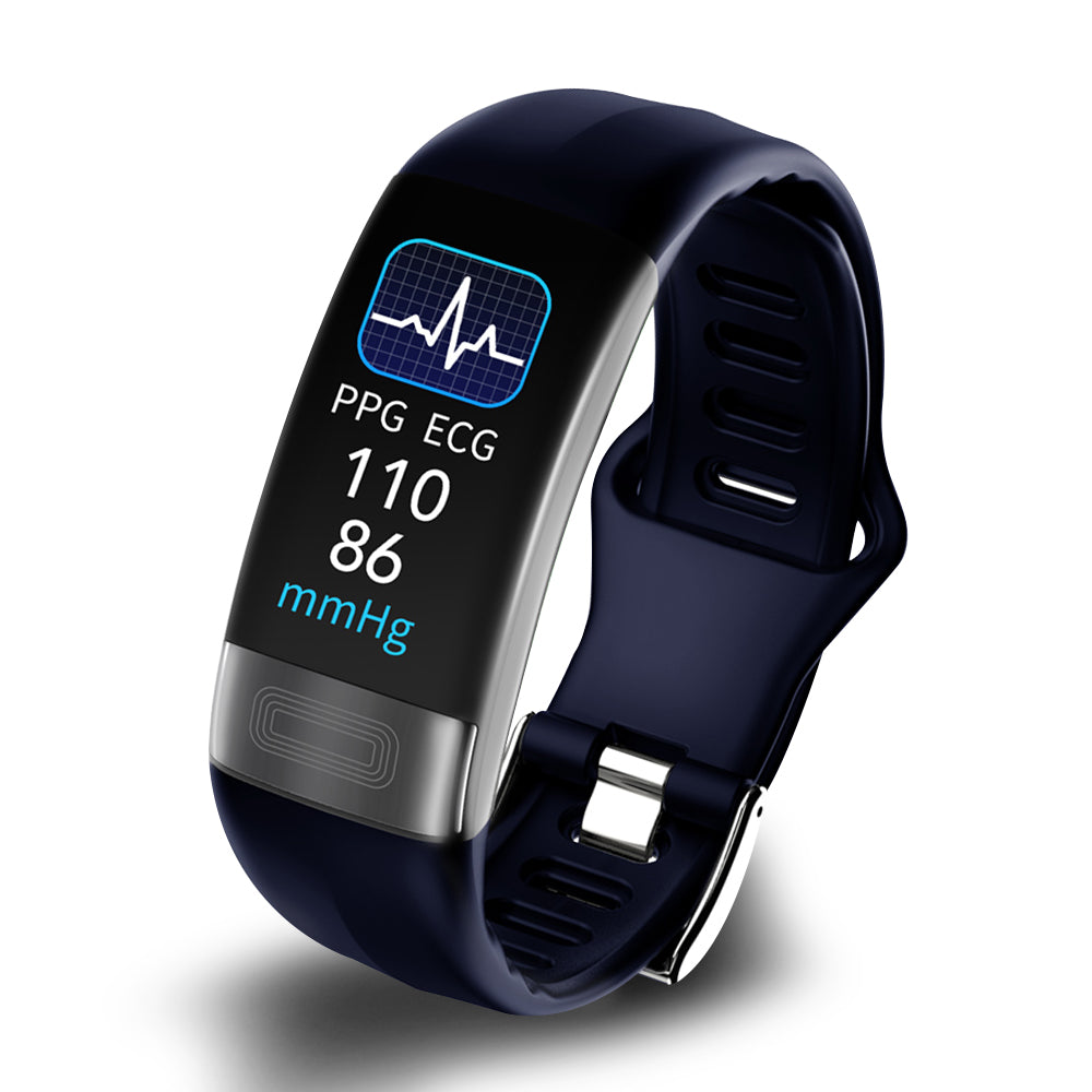 Smartwatch with ECG and Blood Pressure Monitor