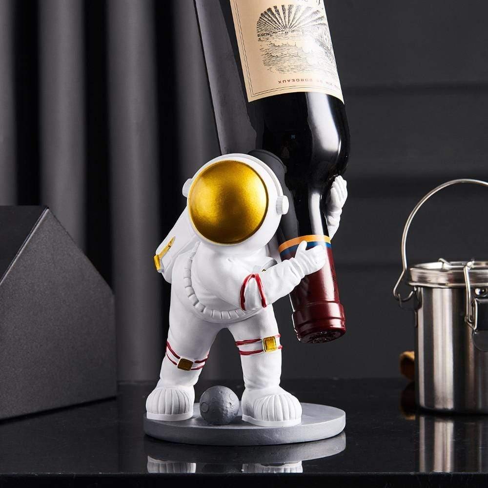 Wine Holder Resin Space Astronaut Decor