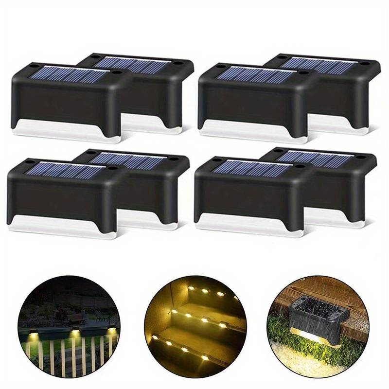 Outdoor Solar Fence Lights LED Wall Mounted