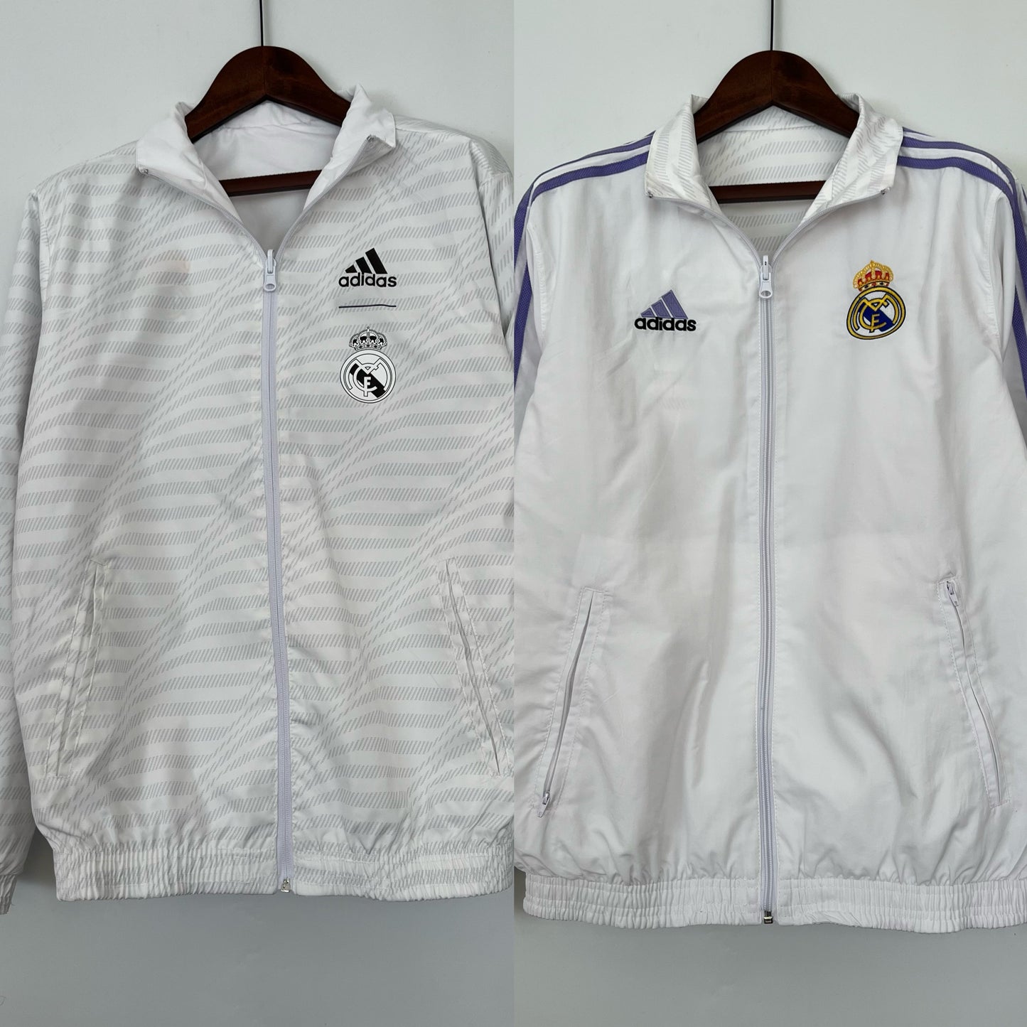 Real Madrid 23/24 Reversible Windbreaker – Double-Sided Jacket (S–XXL)