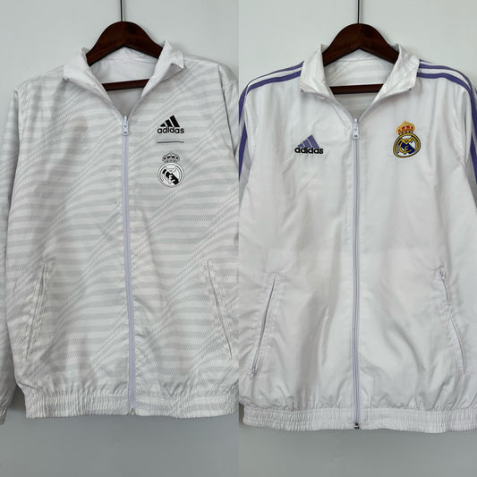 Real Madrid 23/24 Reversible Windbreaker – Double-Sided Jacket (S–XXL)