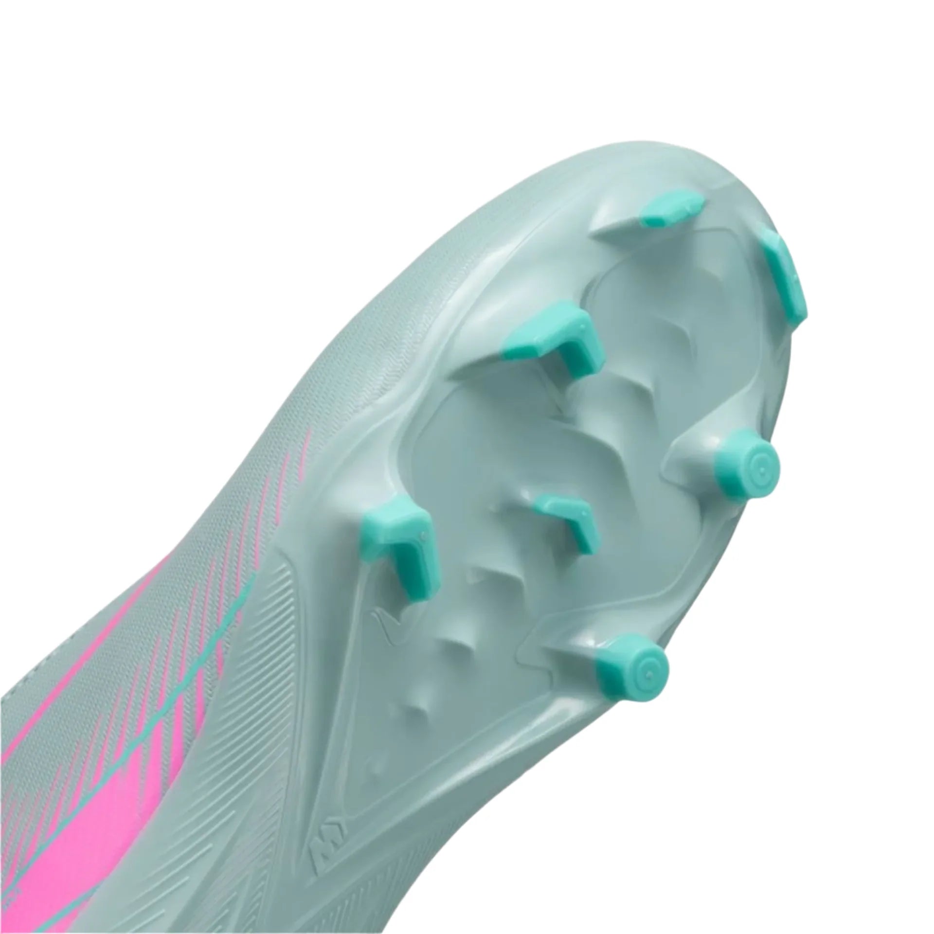Nike Jr Zoom Superfly 10 Academy FG/MG Soccer Cleats (Ocean Cube/Pink Blast)