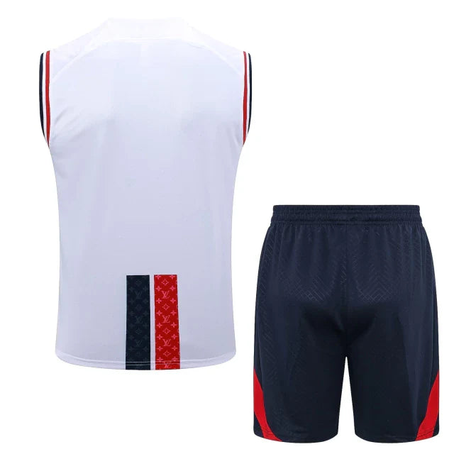 Psg Paris Saint-Germain X Lv pre-match Sleeveless summer set training 2024/2025