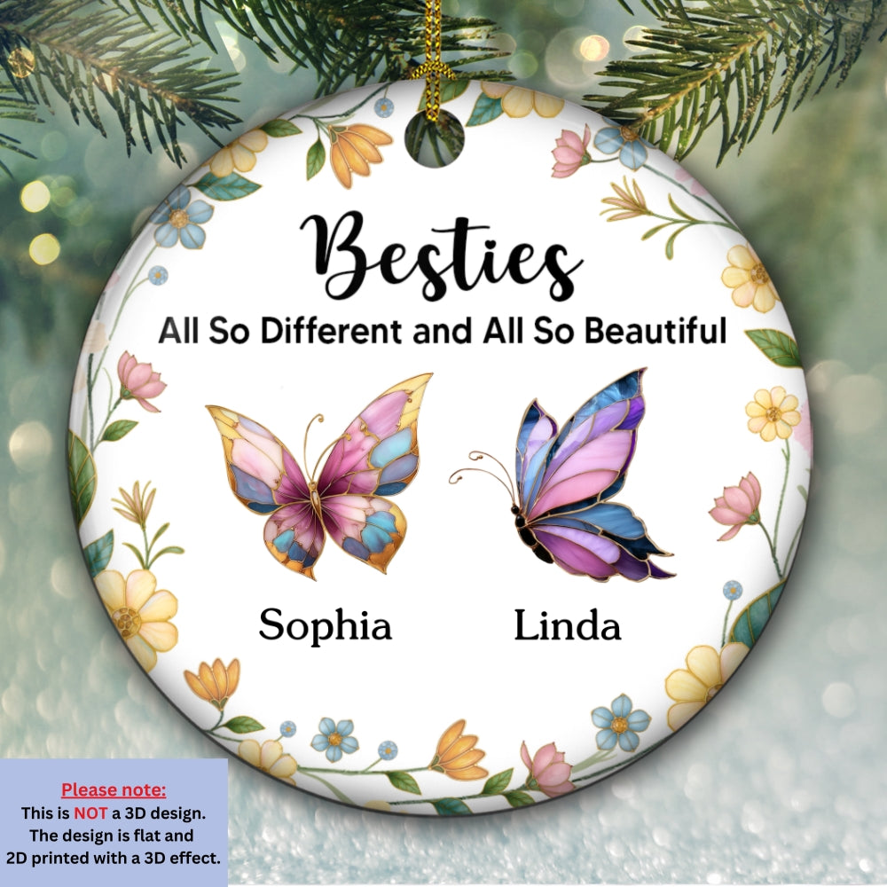 All So Beautiful - Personalized Custom Ceramic Ornament