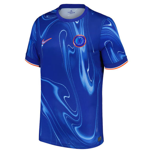 Chelsea 24/25 Home Jersey – Front View showcasing the club’s iconic blue look