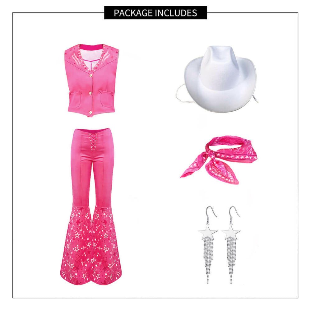 Couples Halloween Costume Cowboy Cowgirl Western Set